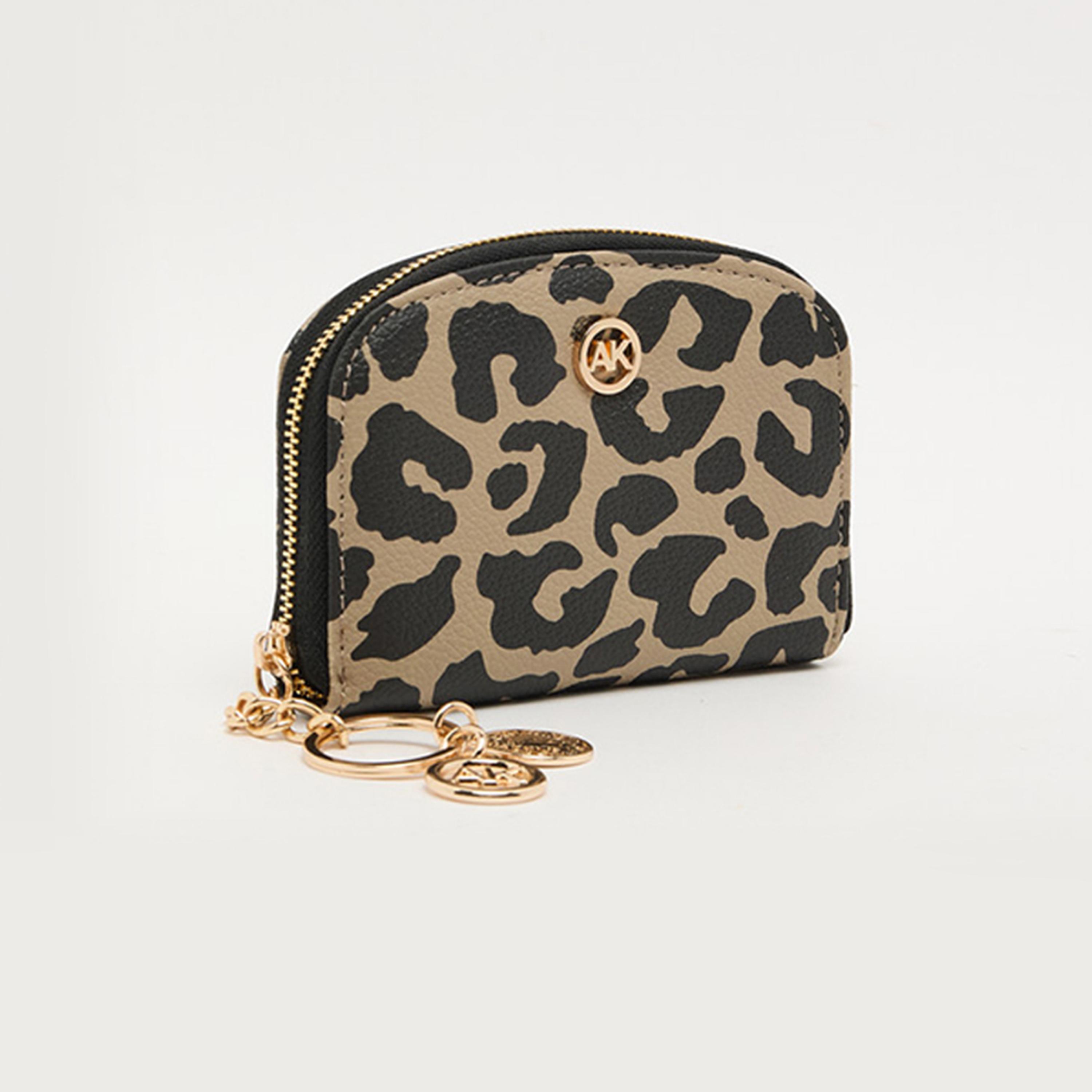 Anne Klein Printed Cardholder with Zipper | 14.6 X 9.52 CM-women-bagsandwallets-wallets-image-2
