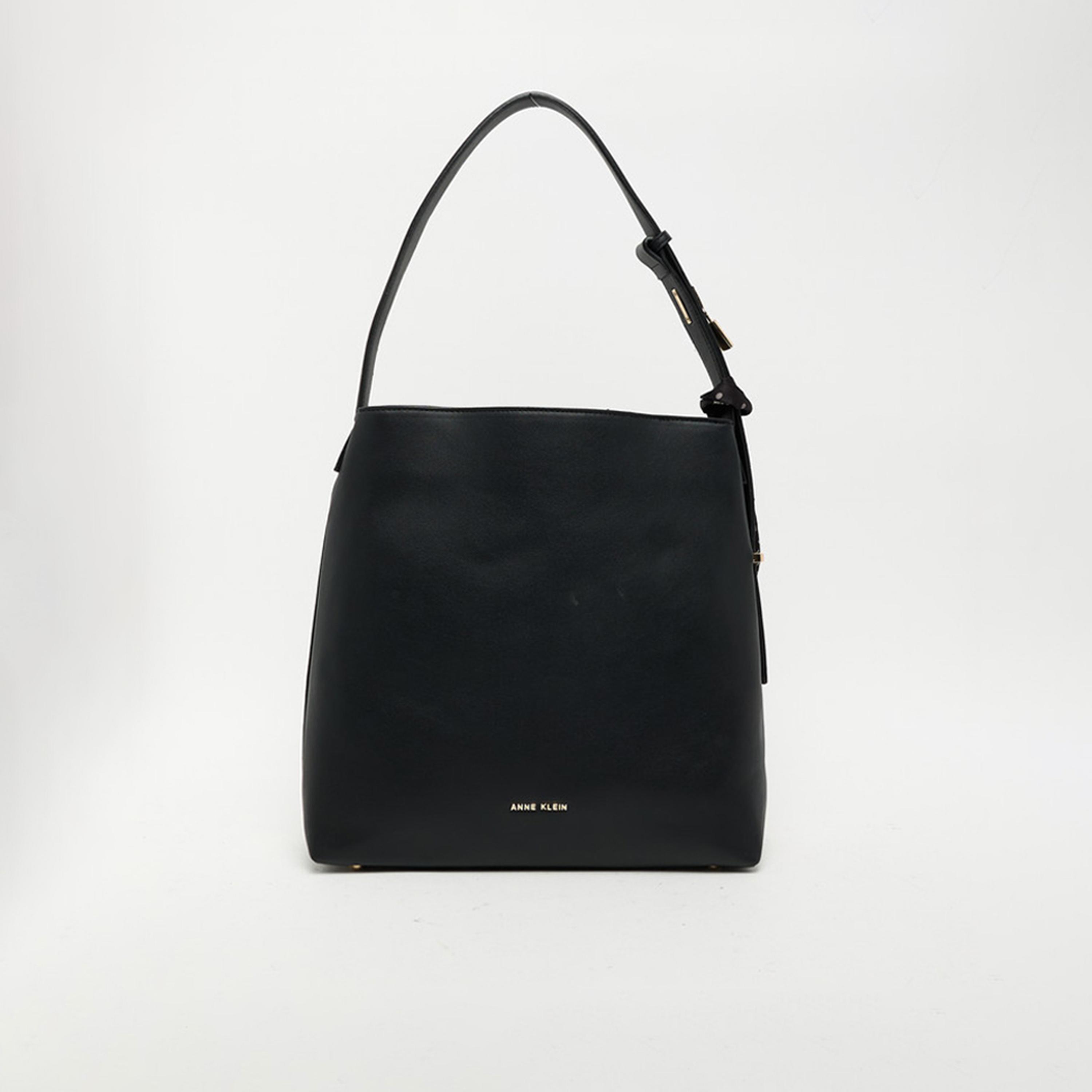 Anne Klein Textured Shoulder Bag with Magnetic Closure | 32.38 X 10.79 X 32.38 CM-women-bagsandwallets-handbags-image-4