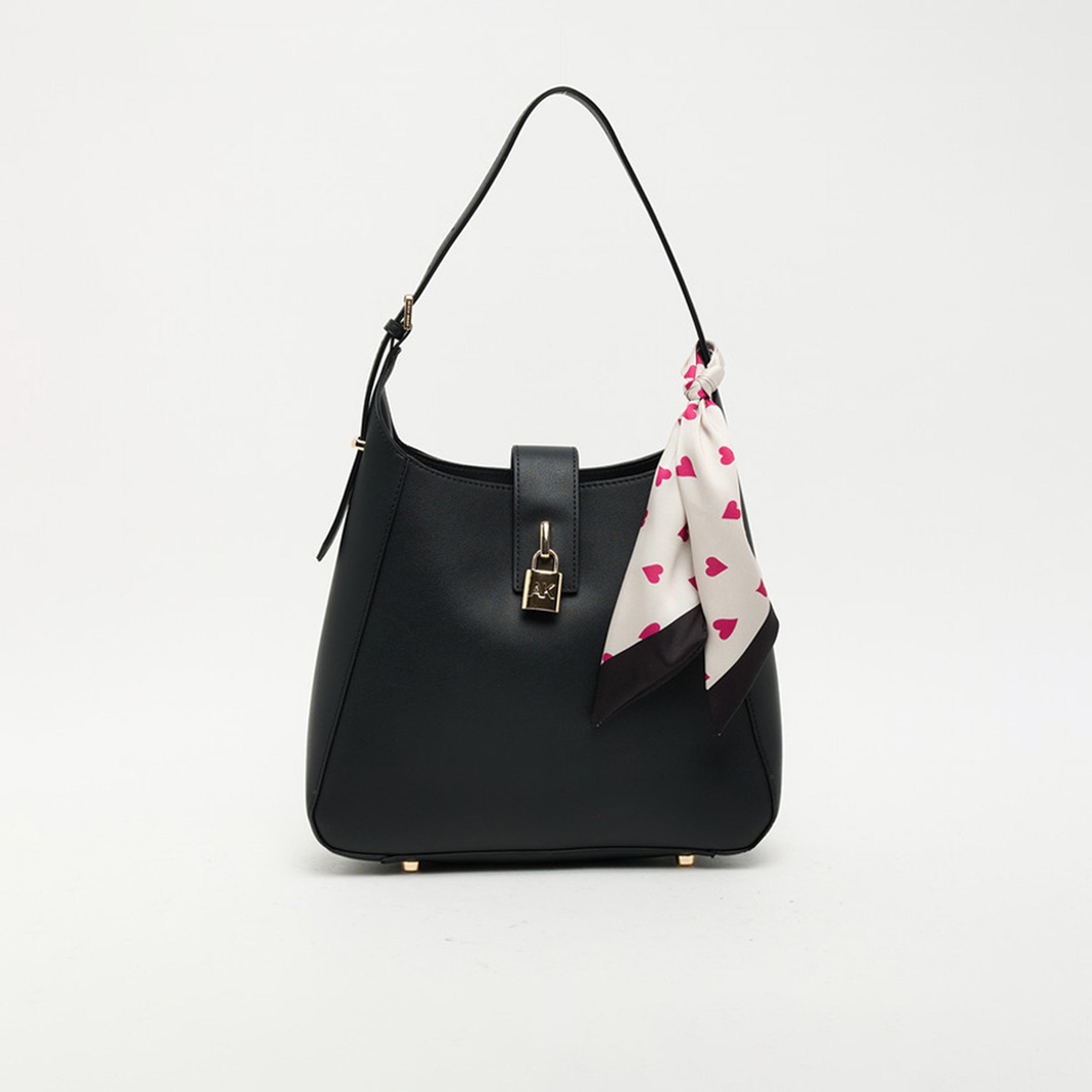 Anne Klein Plain Shoulder Bag with Magnetic Closure and Adjustable Strap | 30.48 X 8.9 X 26.035 CM-women-bagsandwallets-handbags-image-1