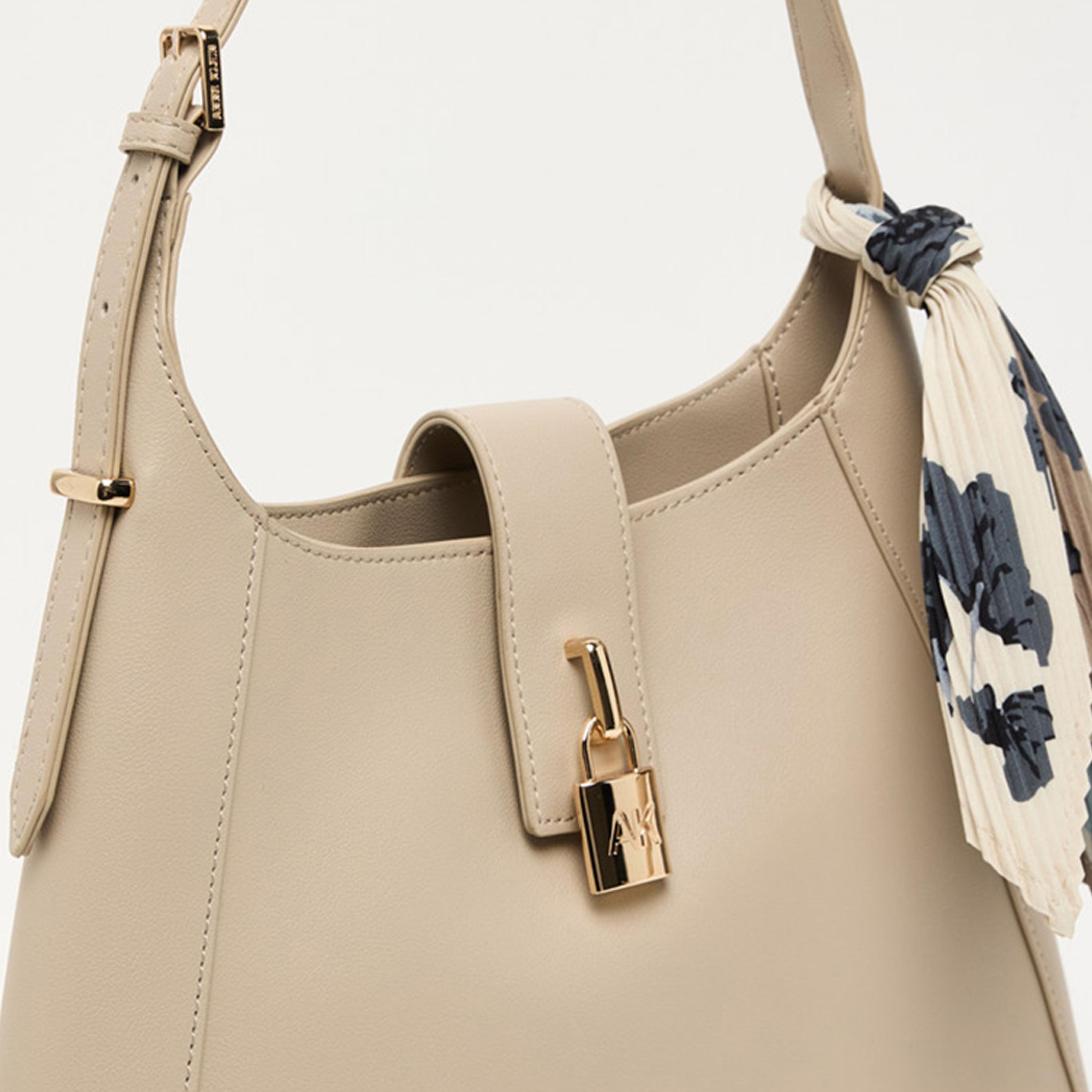 Anne Klein Plain Shoulder Bag with Magnetic Closure and Adjustable Strap | 30.48 X 8.9 X 26.035 CM-women-bagsandwallets-handbags-image-4