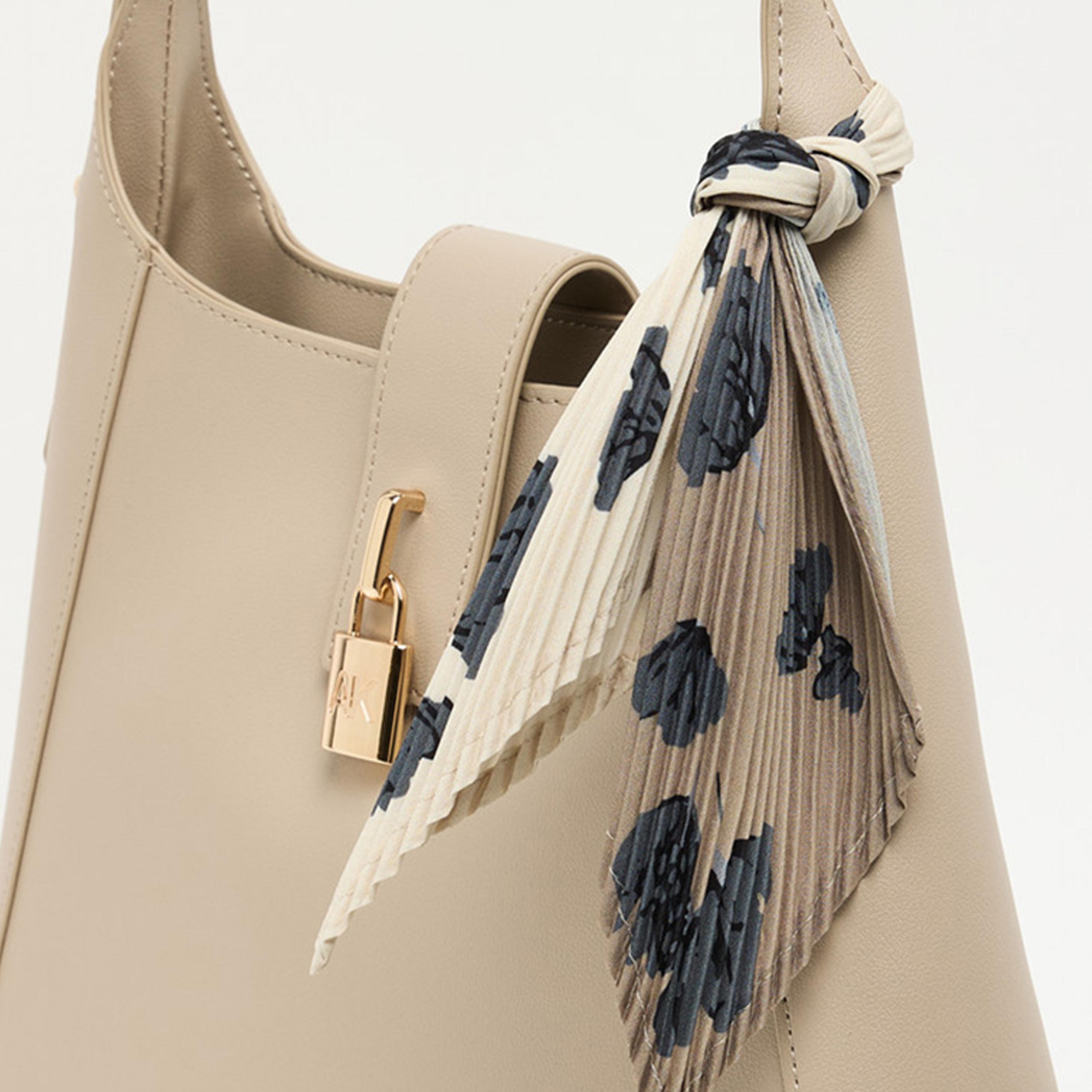 Anne Klein Plain Shoulder Bag with Magnetic Closure and Adjustable Strap | 30.48 X 8.9 X 26.035 CM-women-bagsandwallets-handbags-image-5