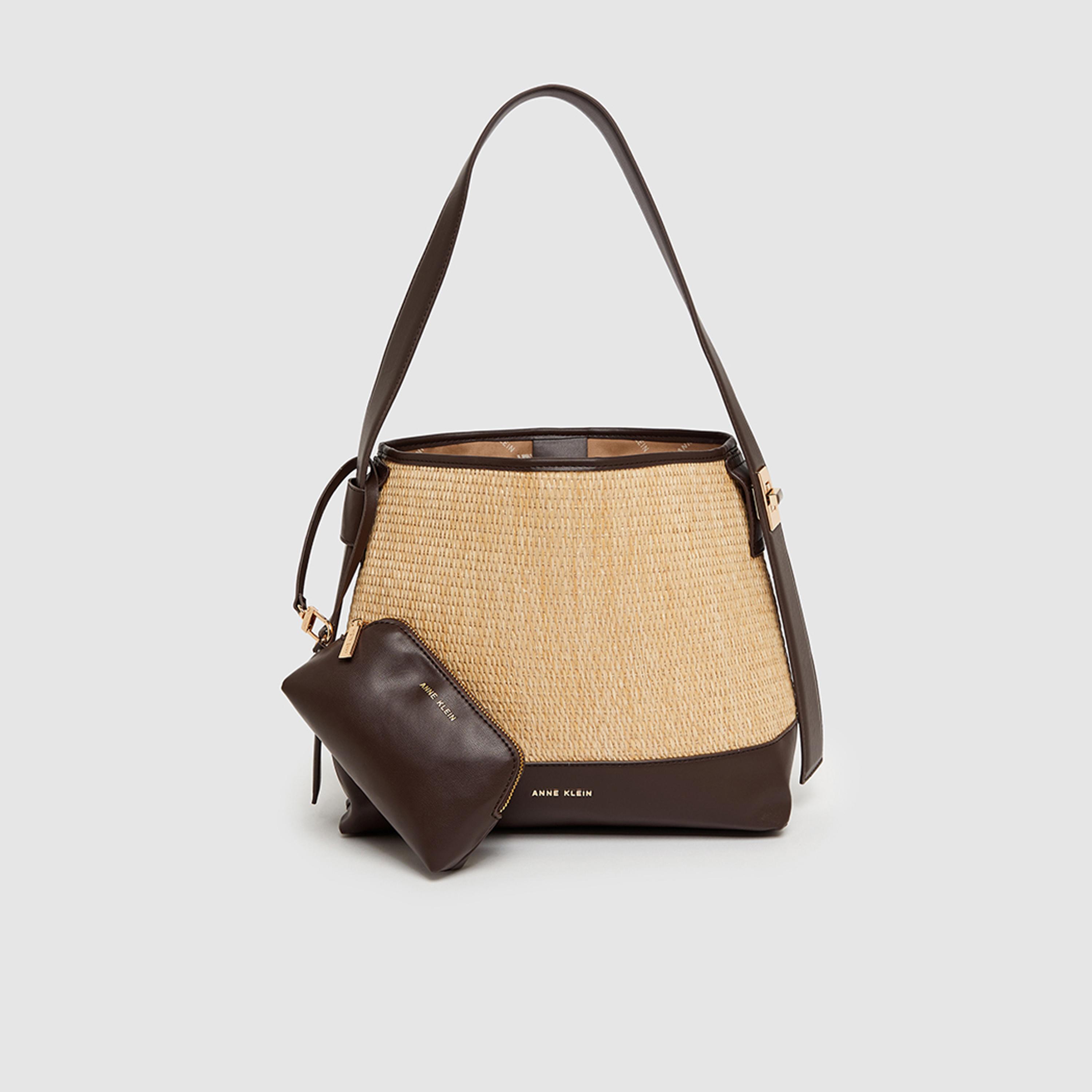 Anne Klein Textured Hobo Bag with Magnetic Closure and Adjustable Strap | 30 X 12.5 X 27.4 CM-women-bagsandwallets-handbags-image-6