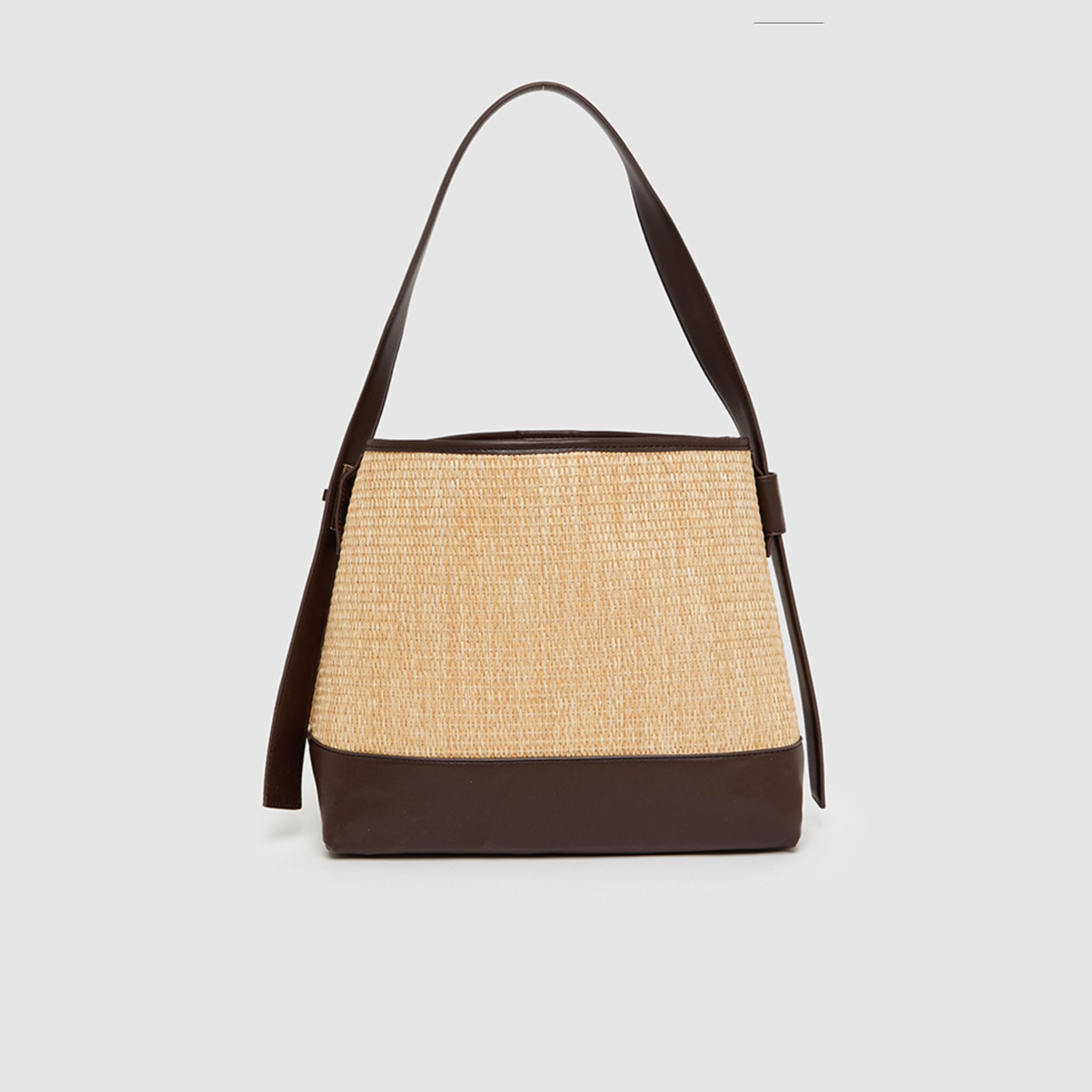 Anne Klein Textured Hobo Bag with Magnetic Closure and Adjustable Strap | 30 X 12.5 X 27.4 CM-women-bagsandwallets-handbags-image-8