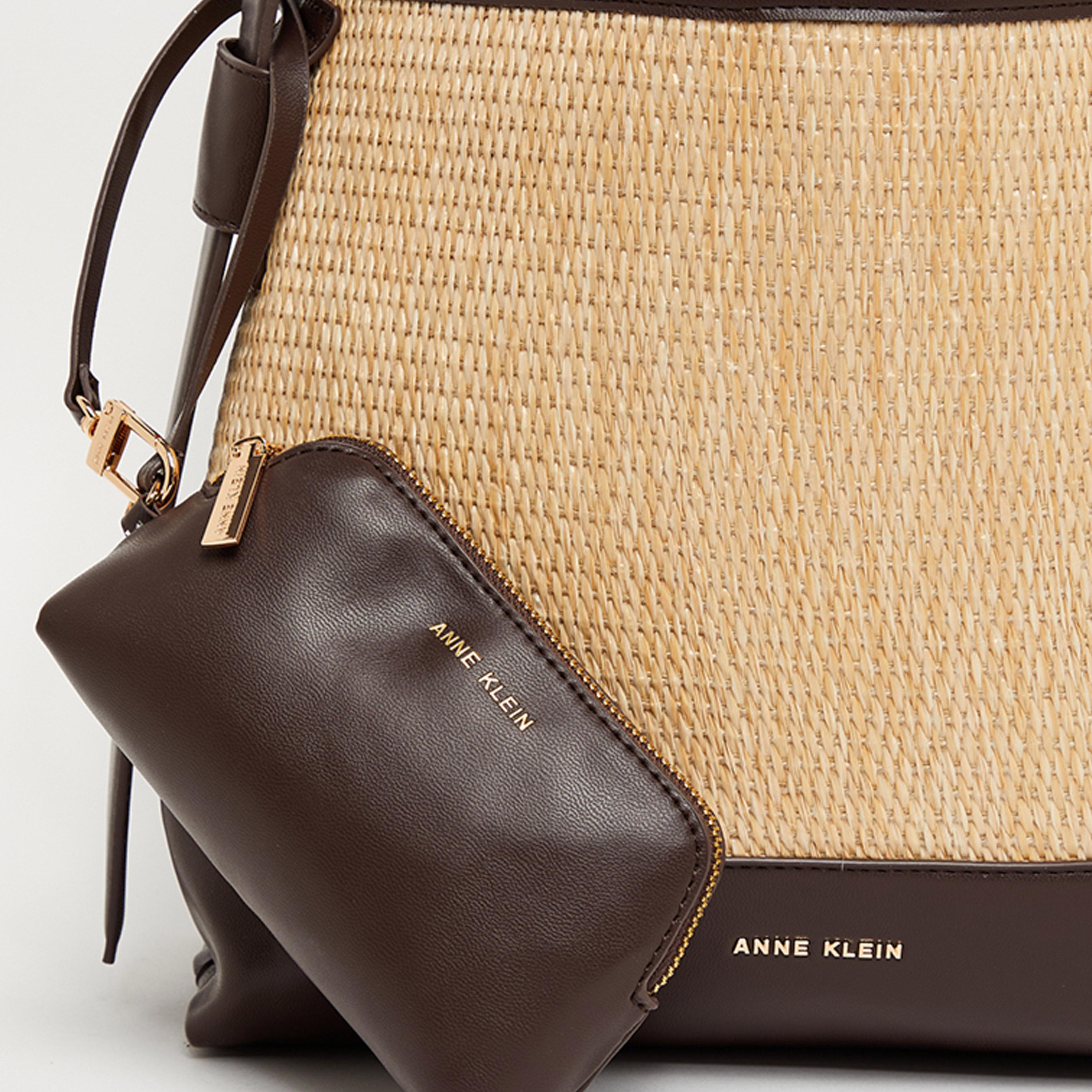 Anne Klein Textured Hobo Bag with Magnetic Closure and Adjustable Strap | 30 X 12.5 X 27.4 CM-women-bagsandwallets-handbags-image-9