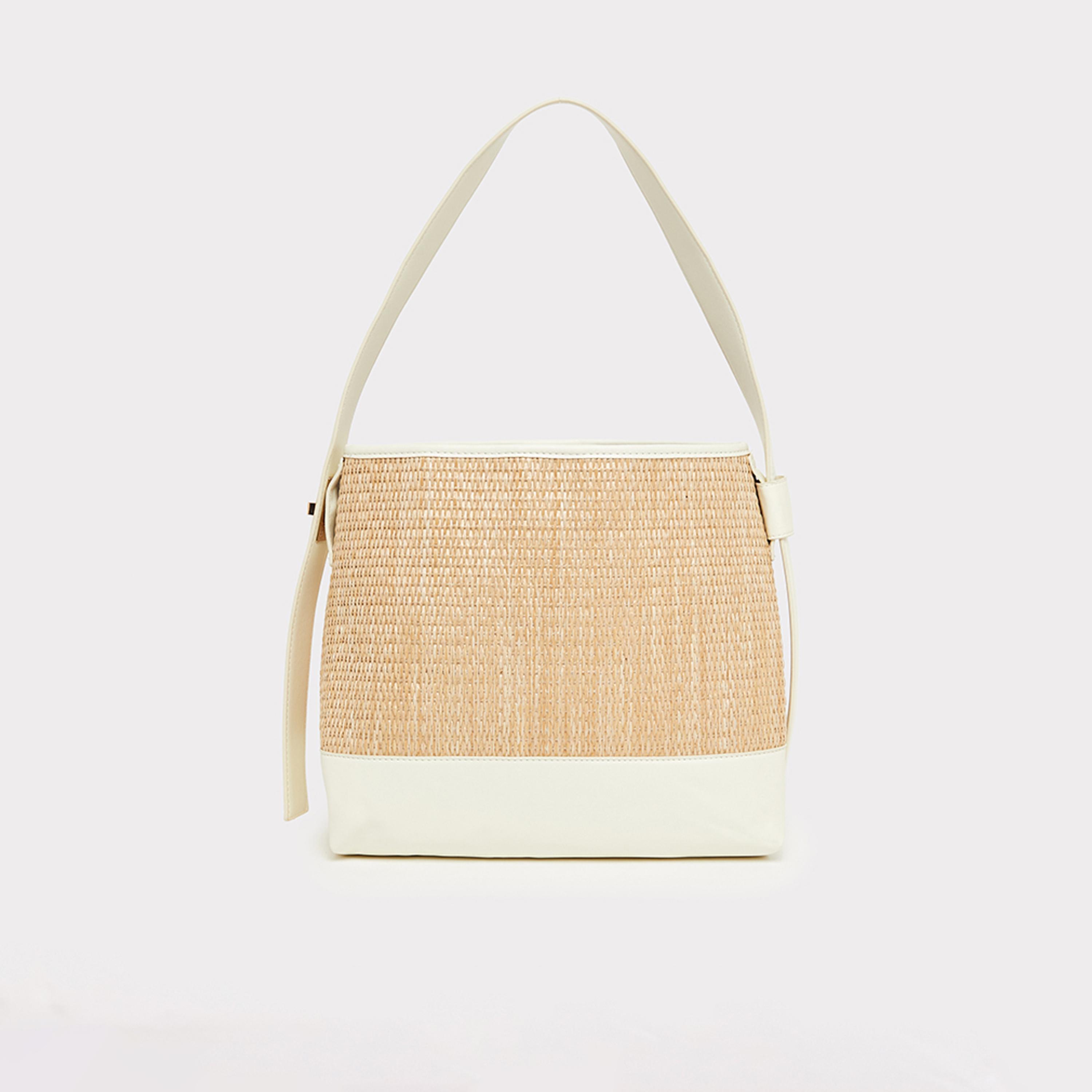 آن كلين - شنطة كتف مزخرفة بإغلاق مغناطيسي حزام قابل للتعديل | 30 × 12.5 × 27.4 سم-women-bagsandwallets-handbags-image-3