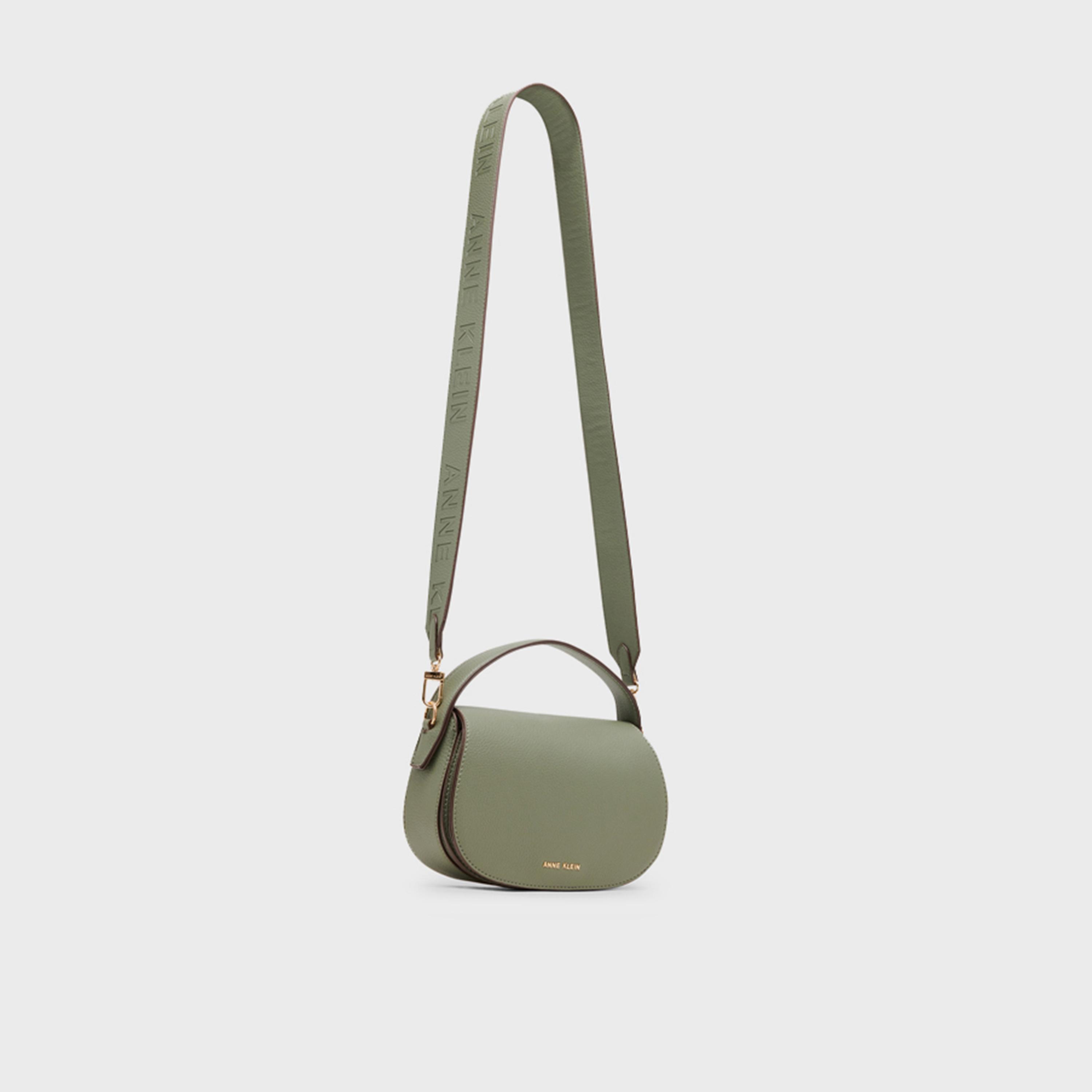Anne Klein Textured Top Handle Shoulder Bag with Flap and Detachable Strap | 23.62 X 5.08 X 14.22 CM-women-bagsandwallets-handbags-image-3
