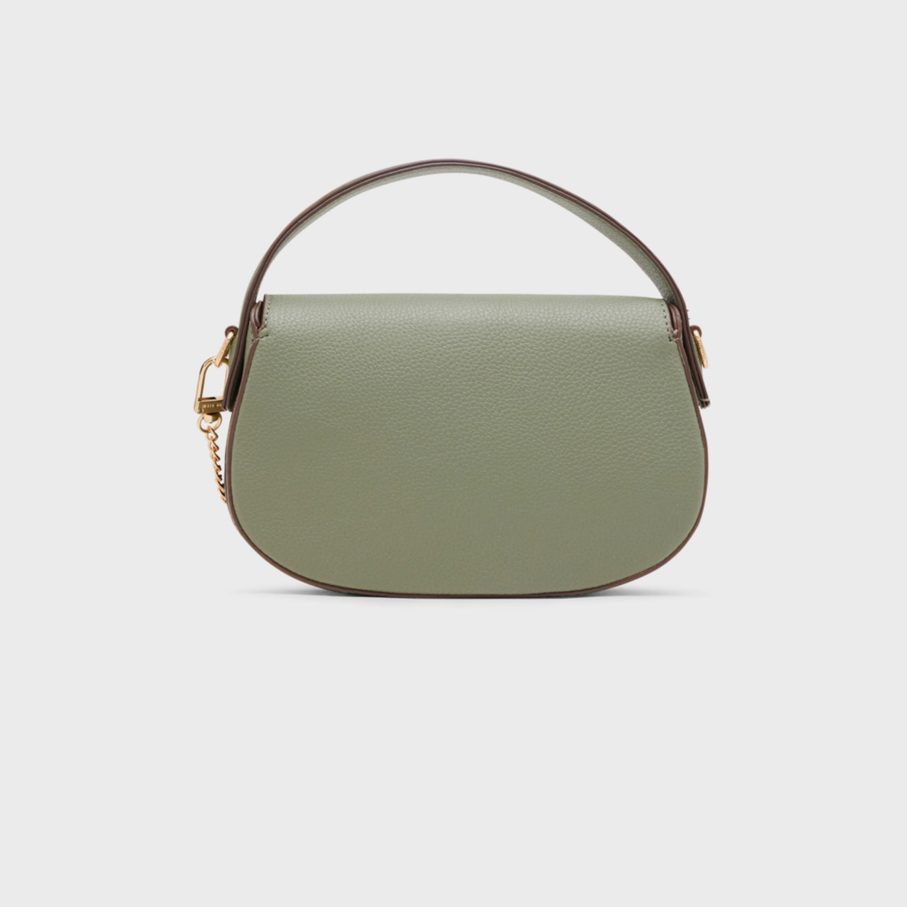 آن كلين - شنطة كتف بمقبض علوي مزخرف وغطاء حزام قابل للفصل | 23.62 × 5.08 × 14.22 سم-women-bagsandwallets-handbags-image-10