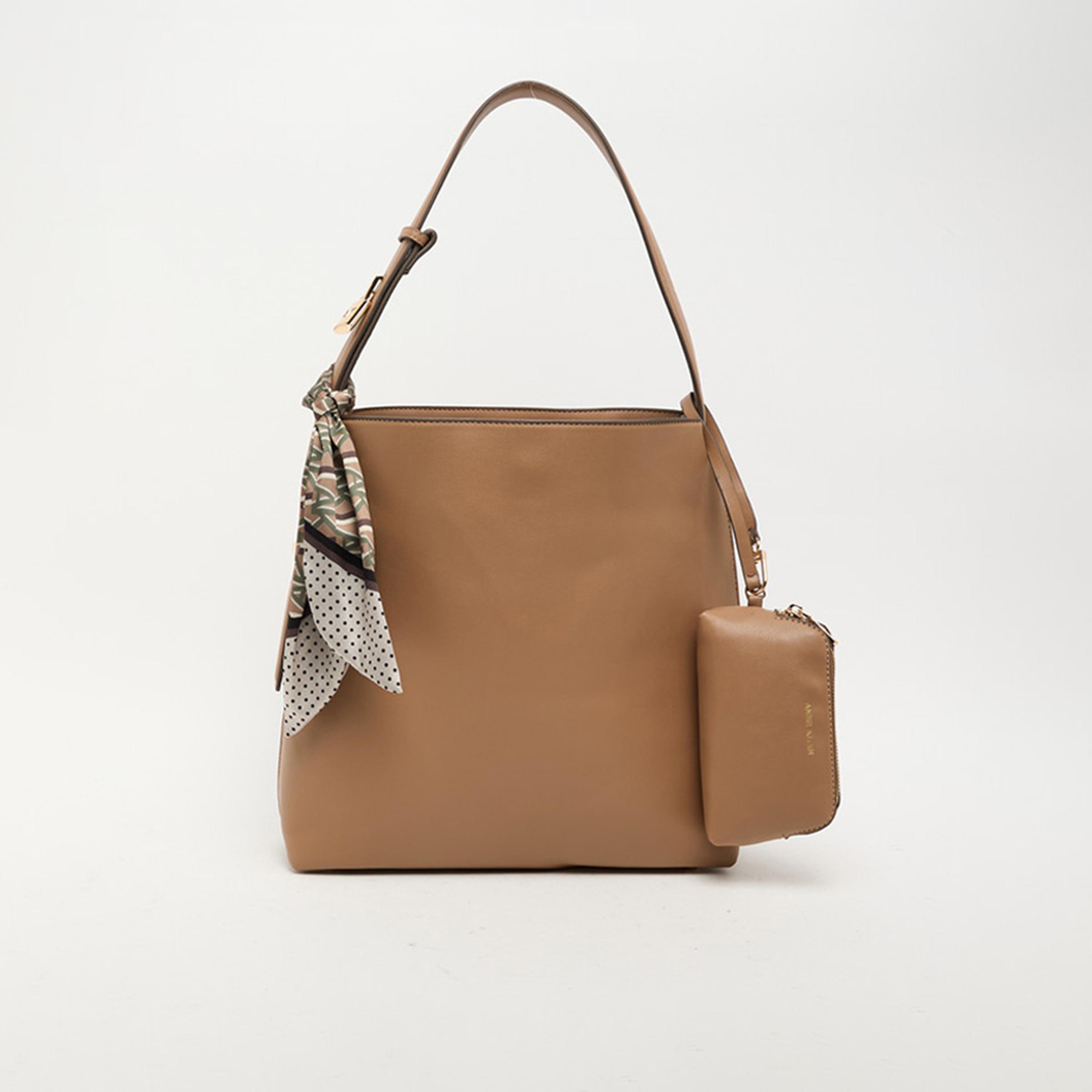 Anne Klein Plain Top Handle Shoulder Bag with Magnetic Closure and Adjustable Strap | 32.38 X 10.79 X 32.38 CM-women-bagsandwallets-handbags-image-1