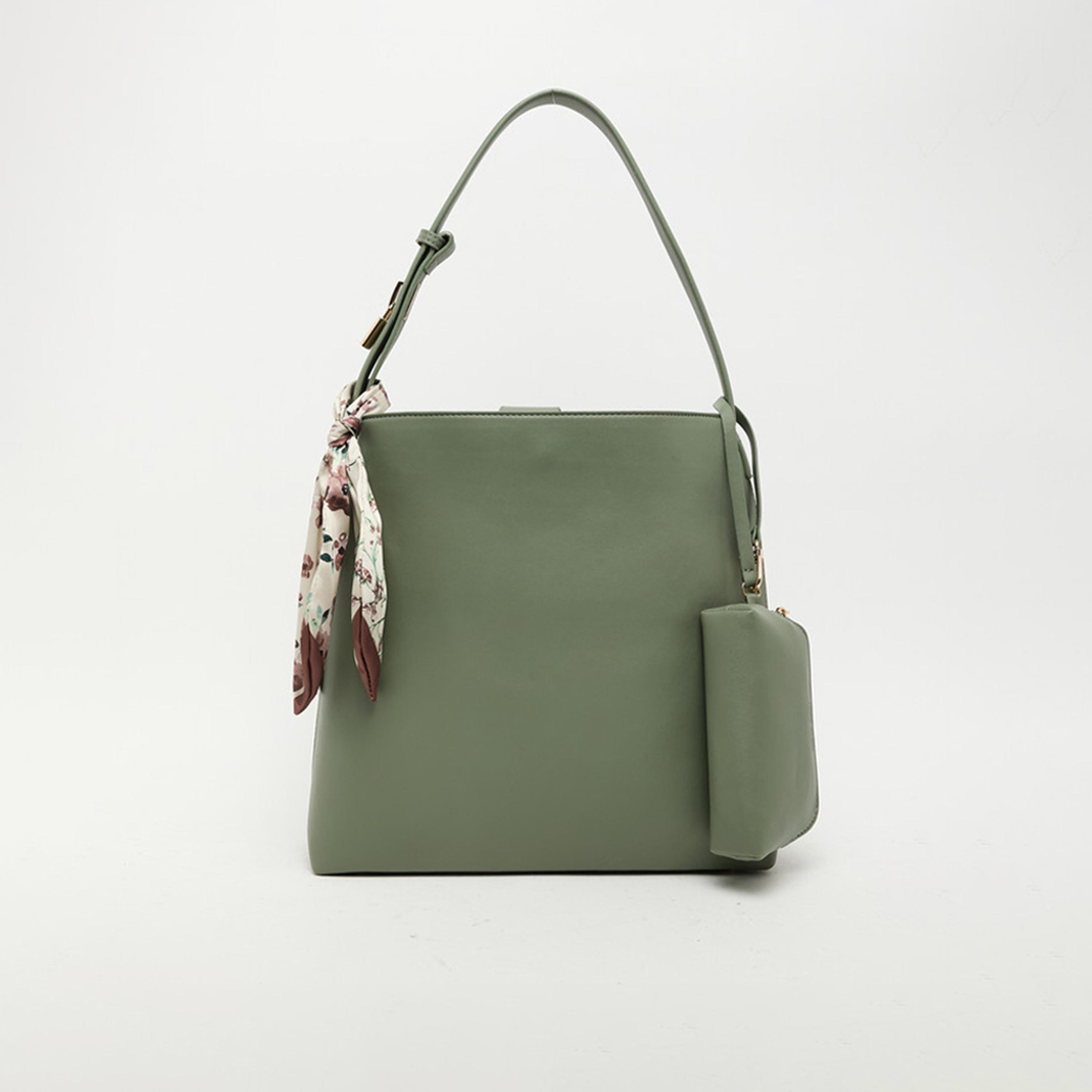 Anne Klein Plain Top Handle Shoulder Bag with Magnetic Closure and Adjustable Strap | 32.38 X 10.79 X 32.38 CM-women-bagsandwallets-handbags-image-6