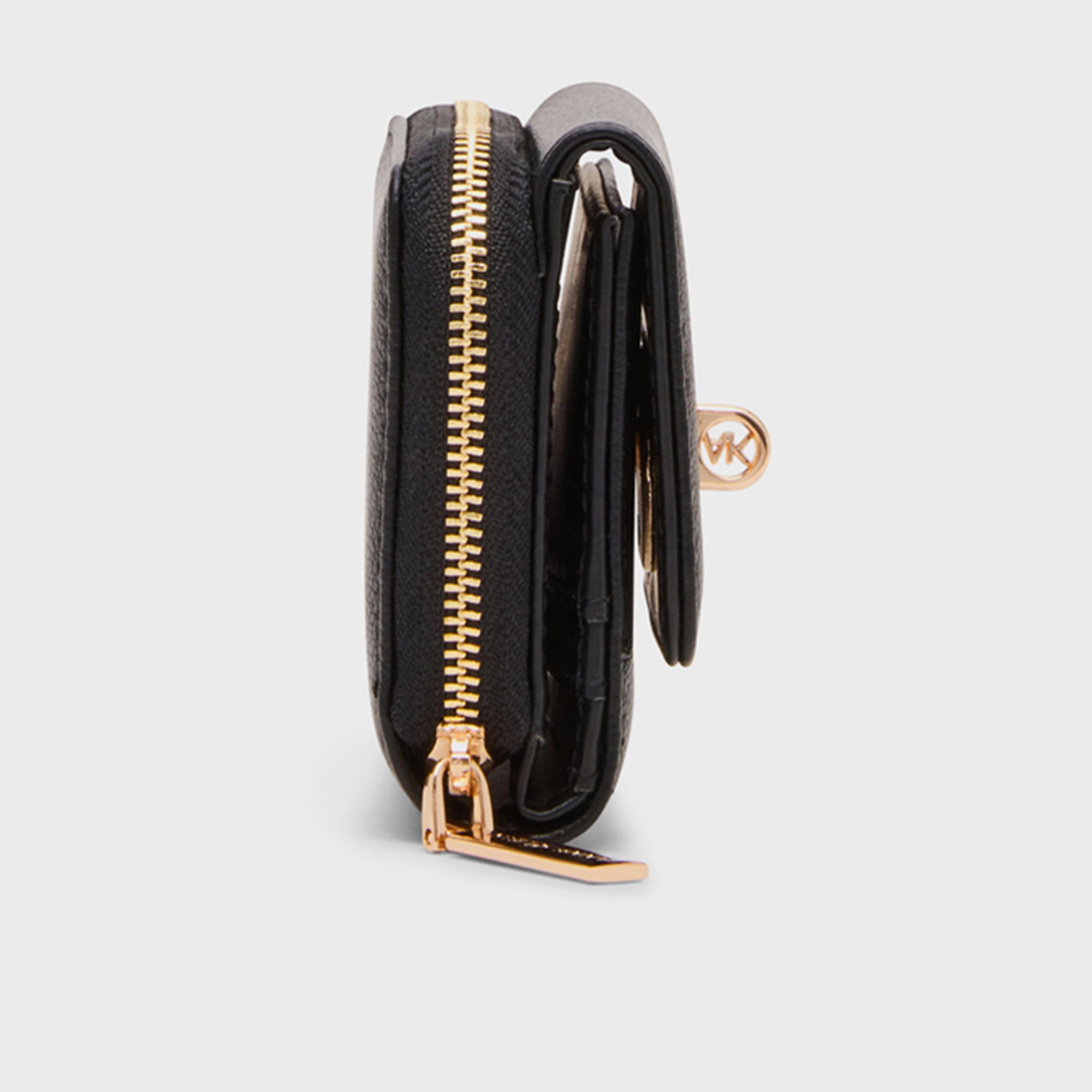 آن كلين - محفظة مزخرفة بقفل دوار | 10.79 × 8.38 سم-women-bagsandwallets-wallets-image-3