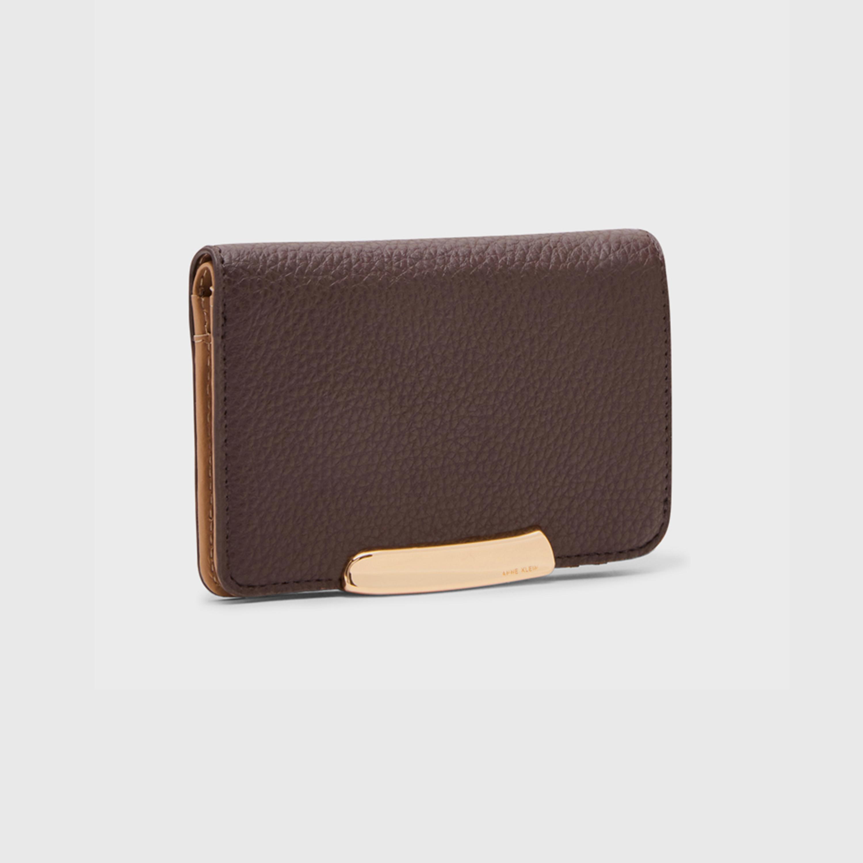 آن كلين - محفظة مزخرفة بإغلاق مغناطيسي | 19.3 × 9.14 سم-women-bagsandwallets-wallets-image-2