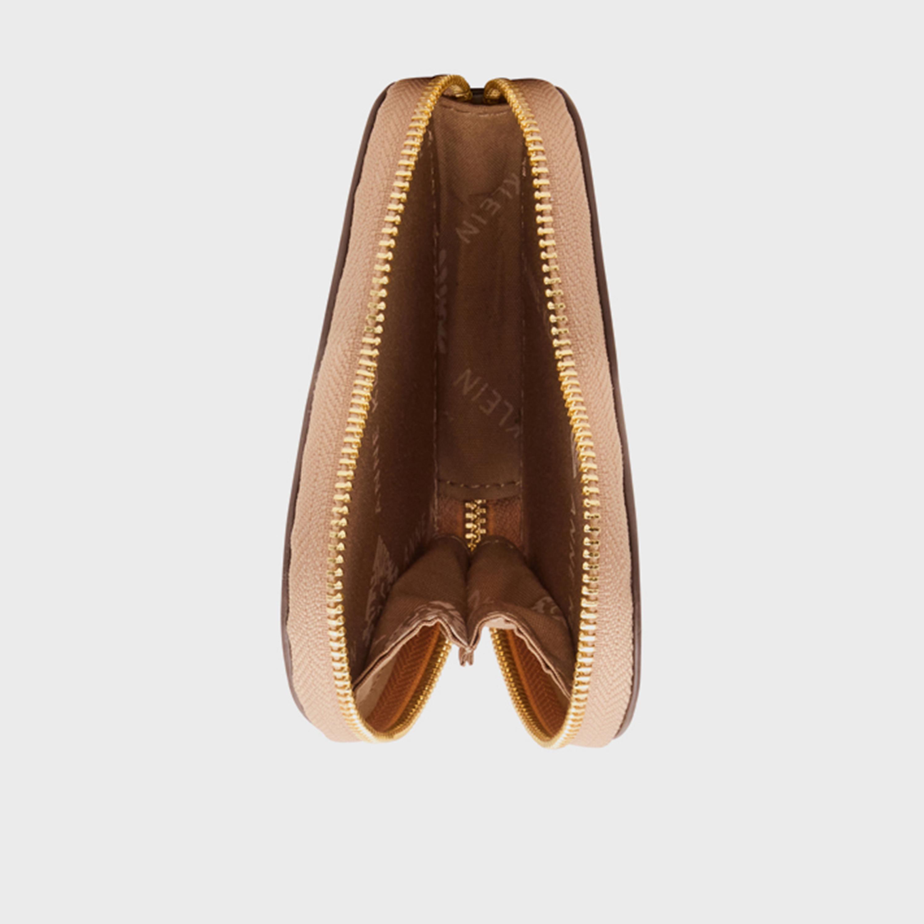 آن كلين - محفظة سادة بسحاب | 11.43 × 10.16 سم-women-bagsandwallets-wallets-image-5