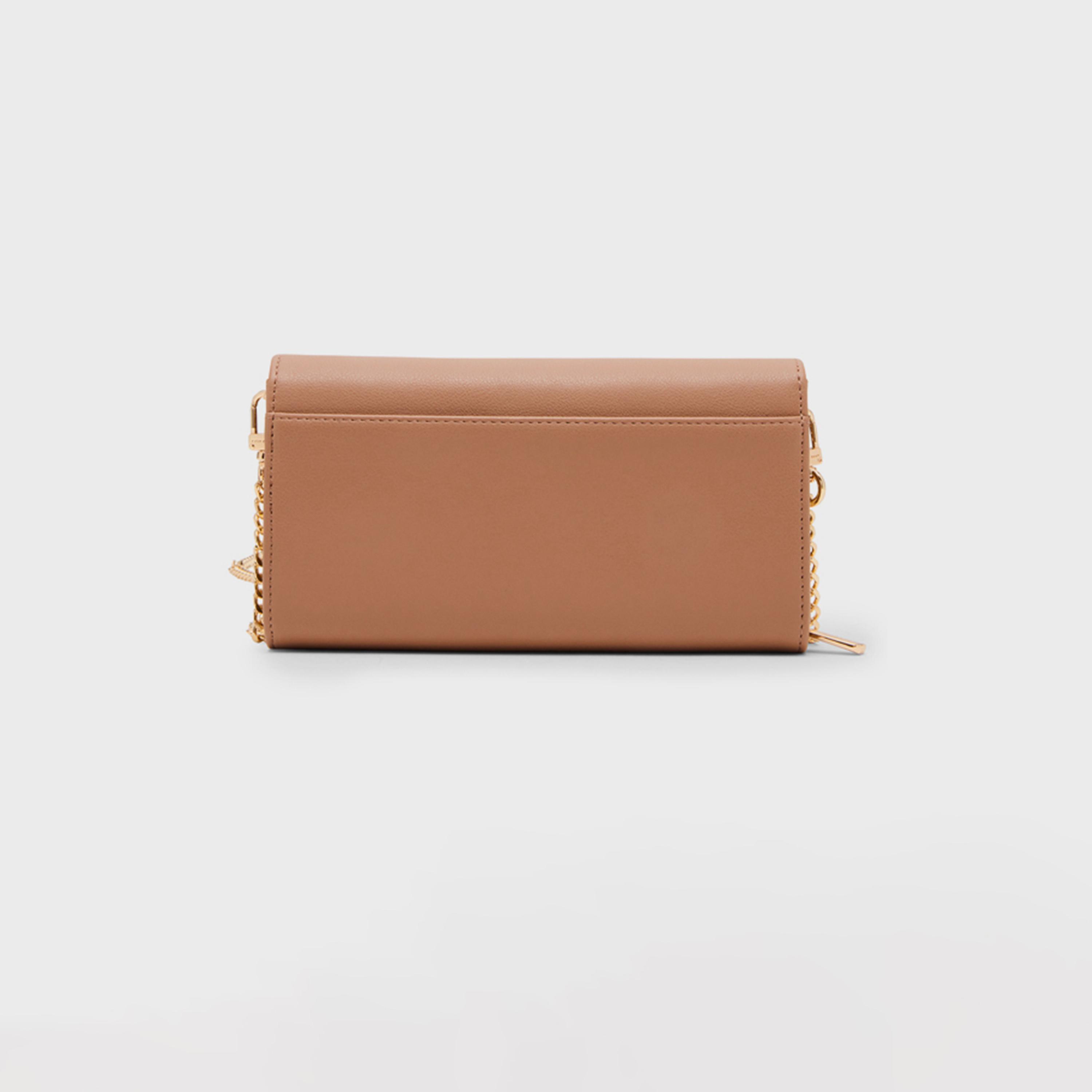 آن كلين - محفظة سادة بغطاء وسلسلة | 19.98 × 9.52 سم-women-bagsandwallets-wallets-image-10