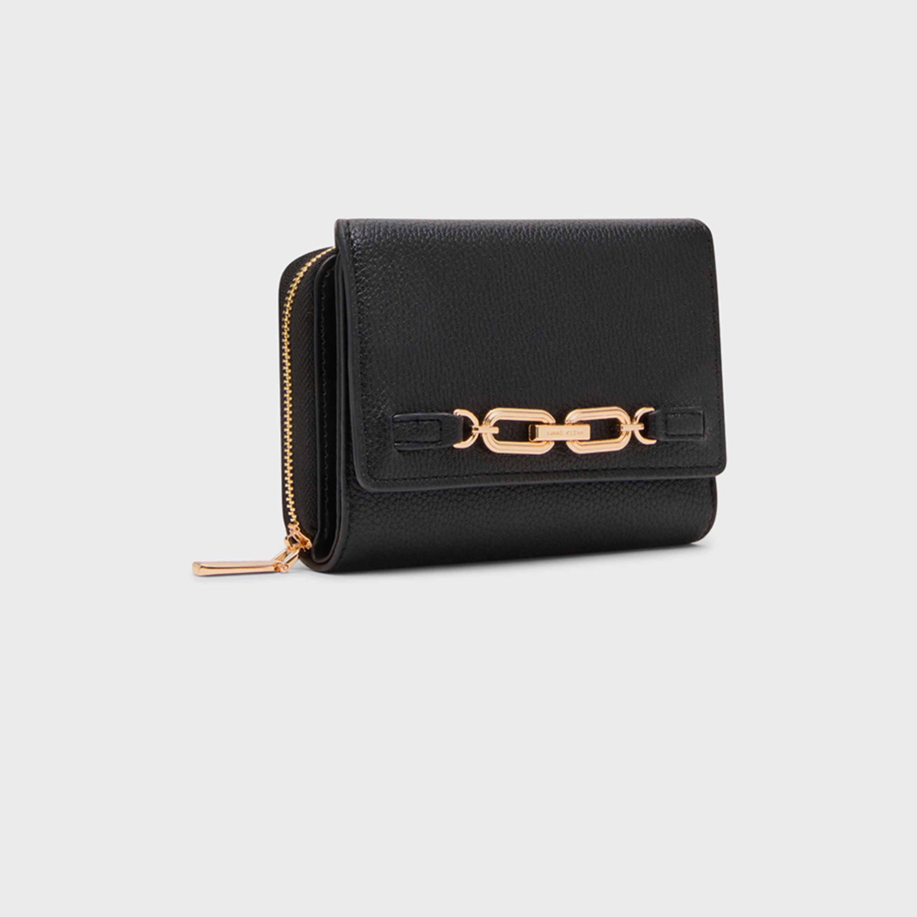 آن كلين - محفظة مزخرفة بغطاء | 13.72 × 10.16 سم-women-bagsandwallets-wallets-image-2