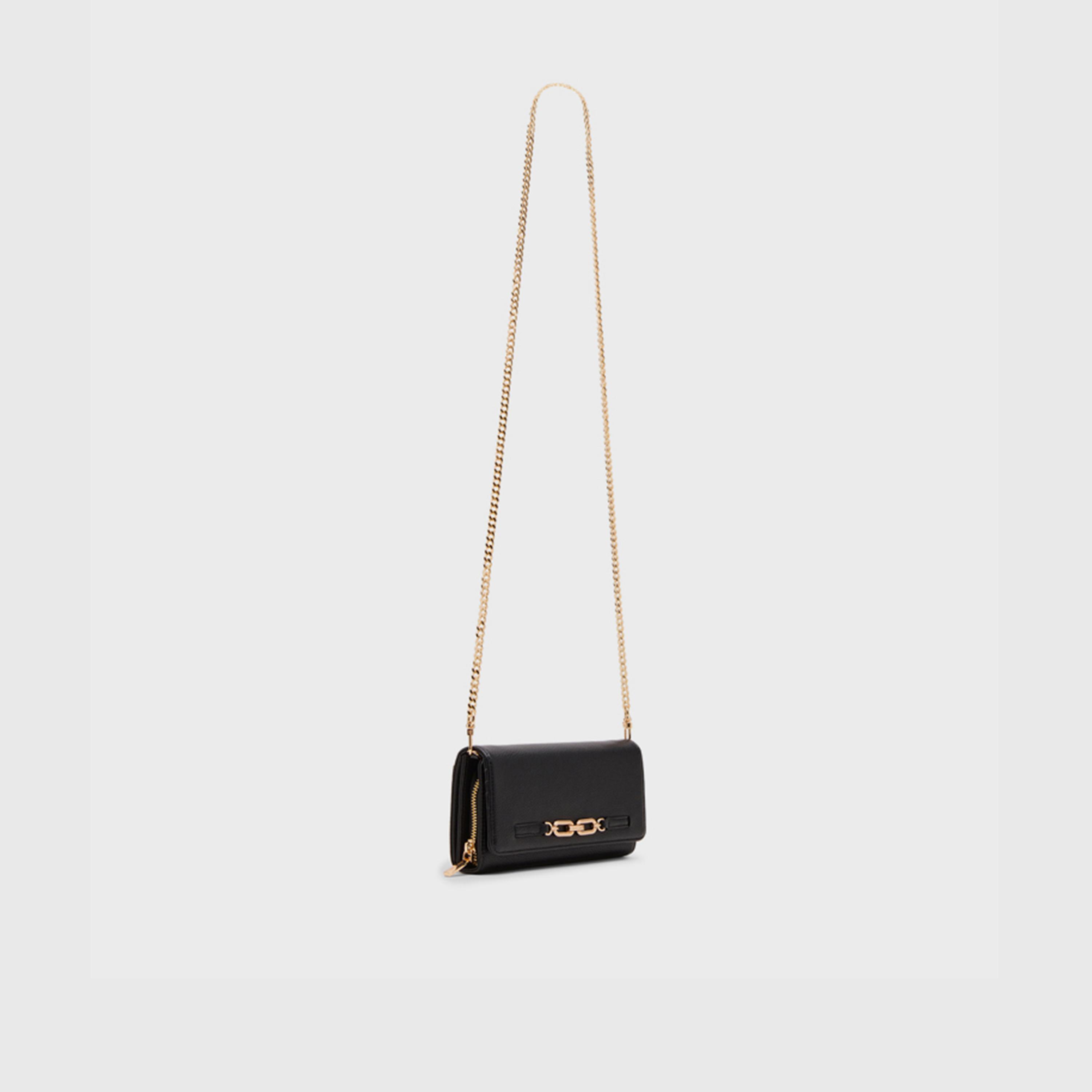 آن كلين - محفظة مزخرفة بغطاء وسلسلة | 19.98 × 10.66 سم-women-bagsandwallets-wallets-image-2