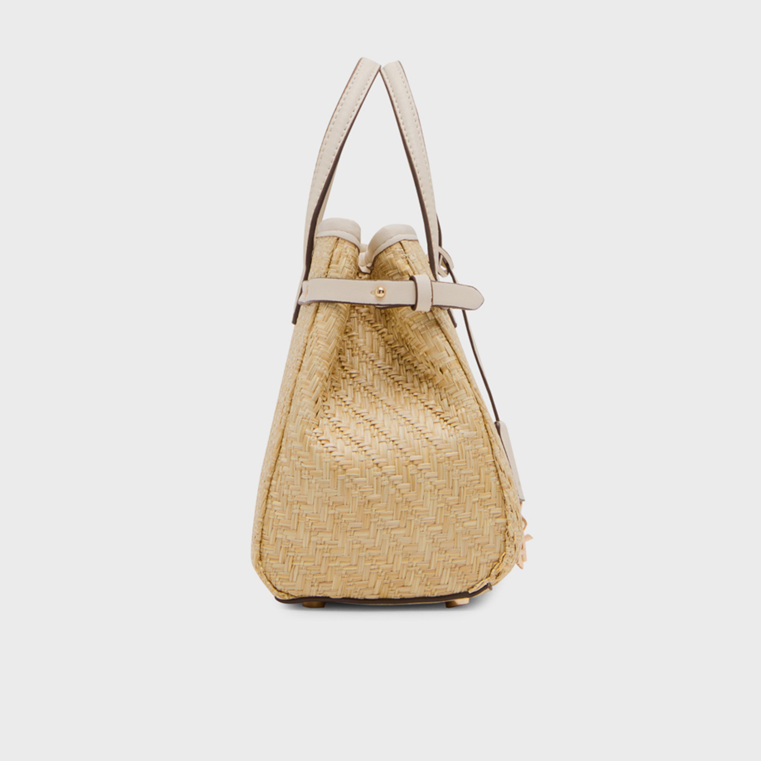 Anne Klein Textured Double Handle Satchel Bag with Magnetic Closure and Detachable Strap | 22.09 X 12.19 X 17.53 CM-women-bagsandwallets-handbags-image-3
