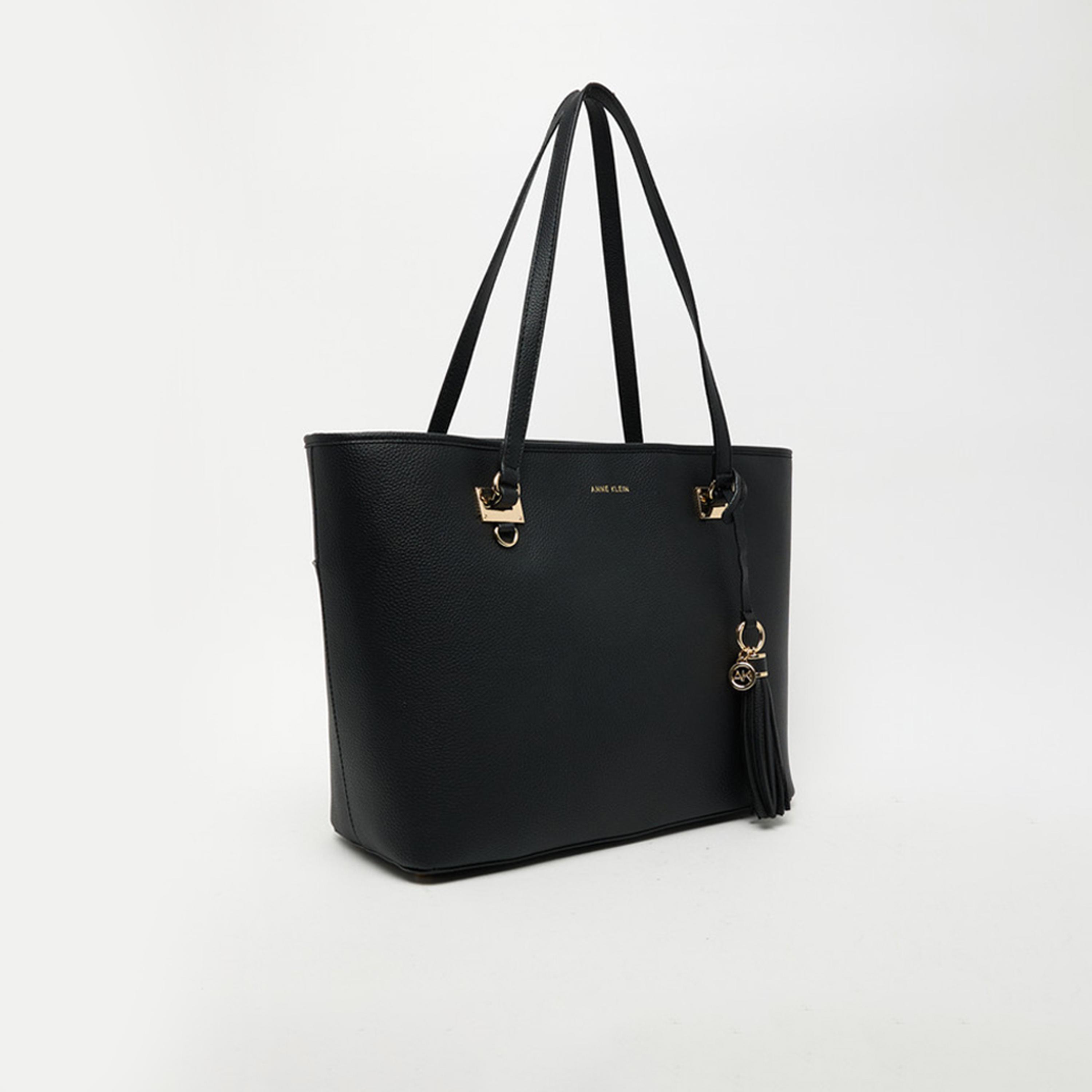 Anne Klein Textured Double Handle Shoulder Bag with Magnetic Closure | 35.87 X 15.24 X 30.16 CM-women-bagsandwallets-handbags-image-13