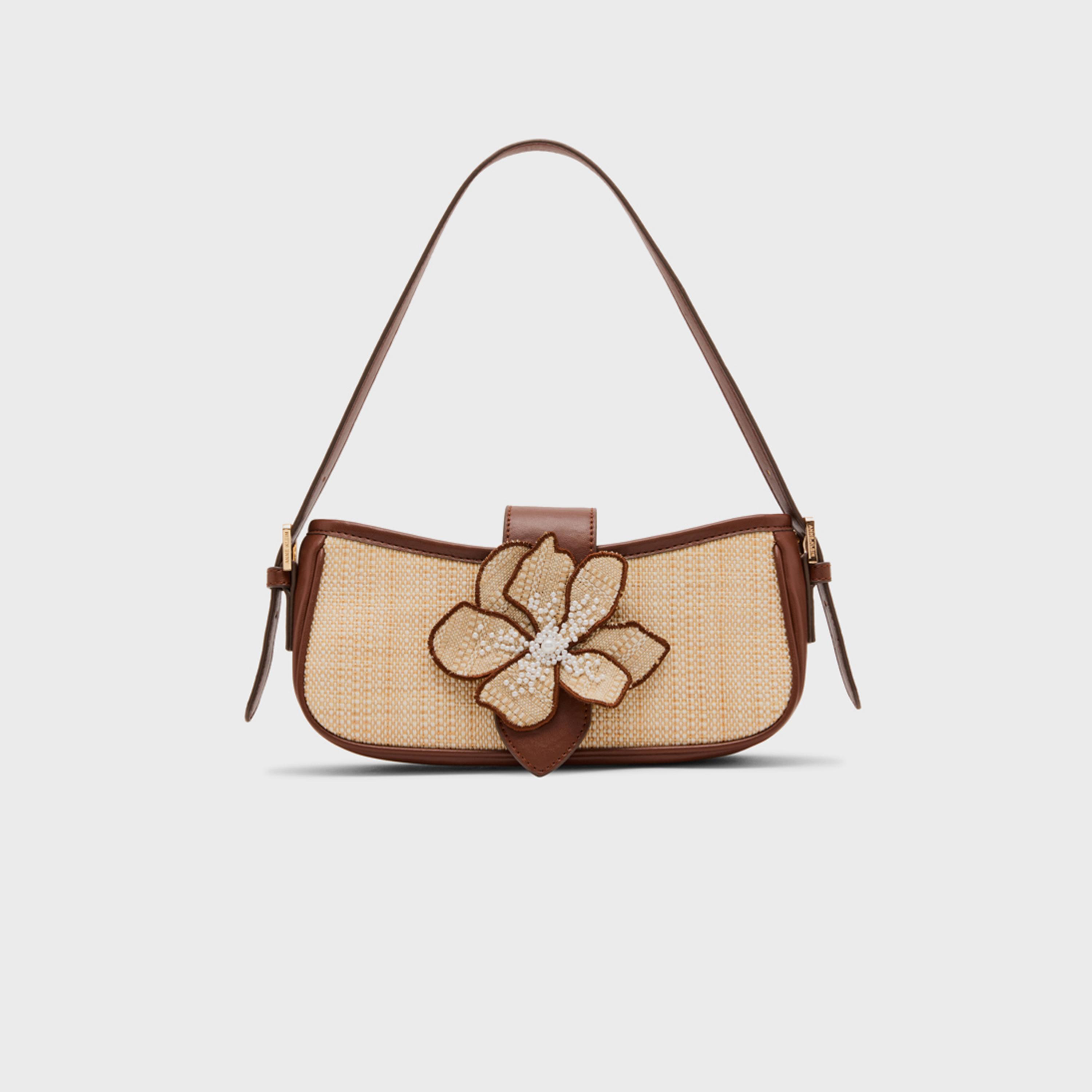 Anne Klein Embellished Shoulder Bag with Zipper and Adjustable Strap | 24.76 X 6.35 X 11.94 CM-women-bagsandwallets-handbags-image-1