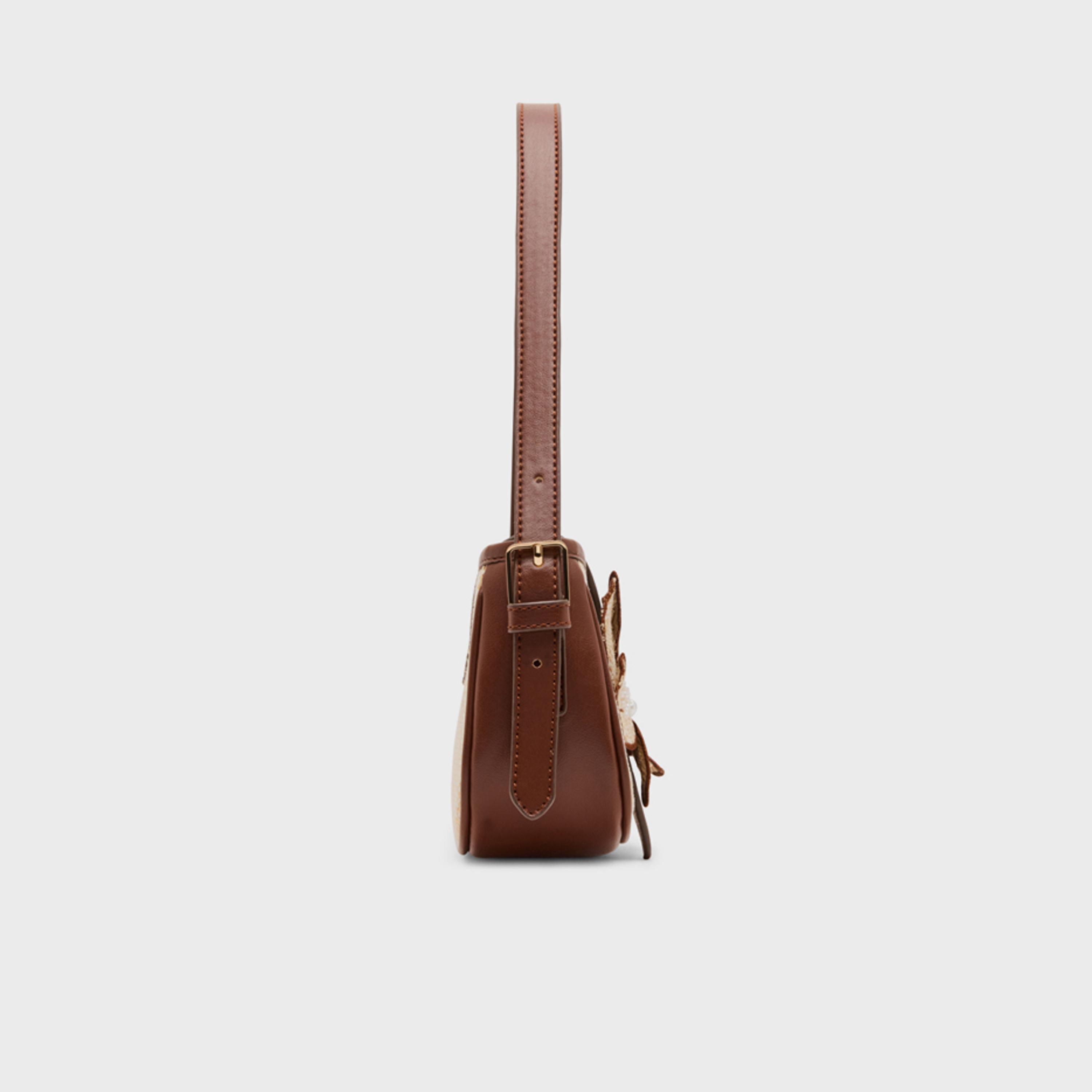 آن كلين - شنطة كتف مزينة بسحاب حزام قابل للتعديل | 24.76 × 6.35 × 11.94 سم-women-bagsandwallets-handbags-image-4