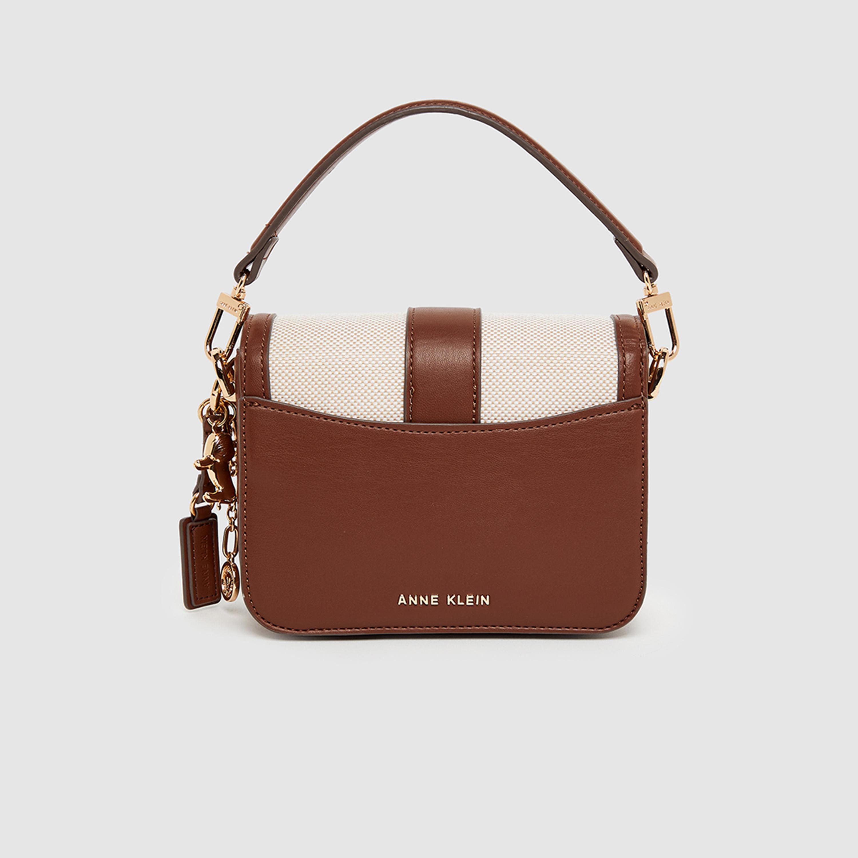 Anne Klein Color Block Top Handle Shoulder Bag with Flap and Detachable Strap | 19.5 X 7.5 X 14 CM-women-bagsandwallets-handbags-image-8
