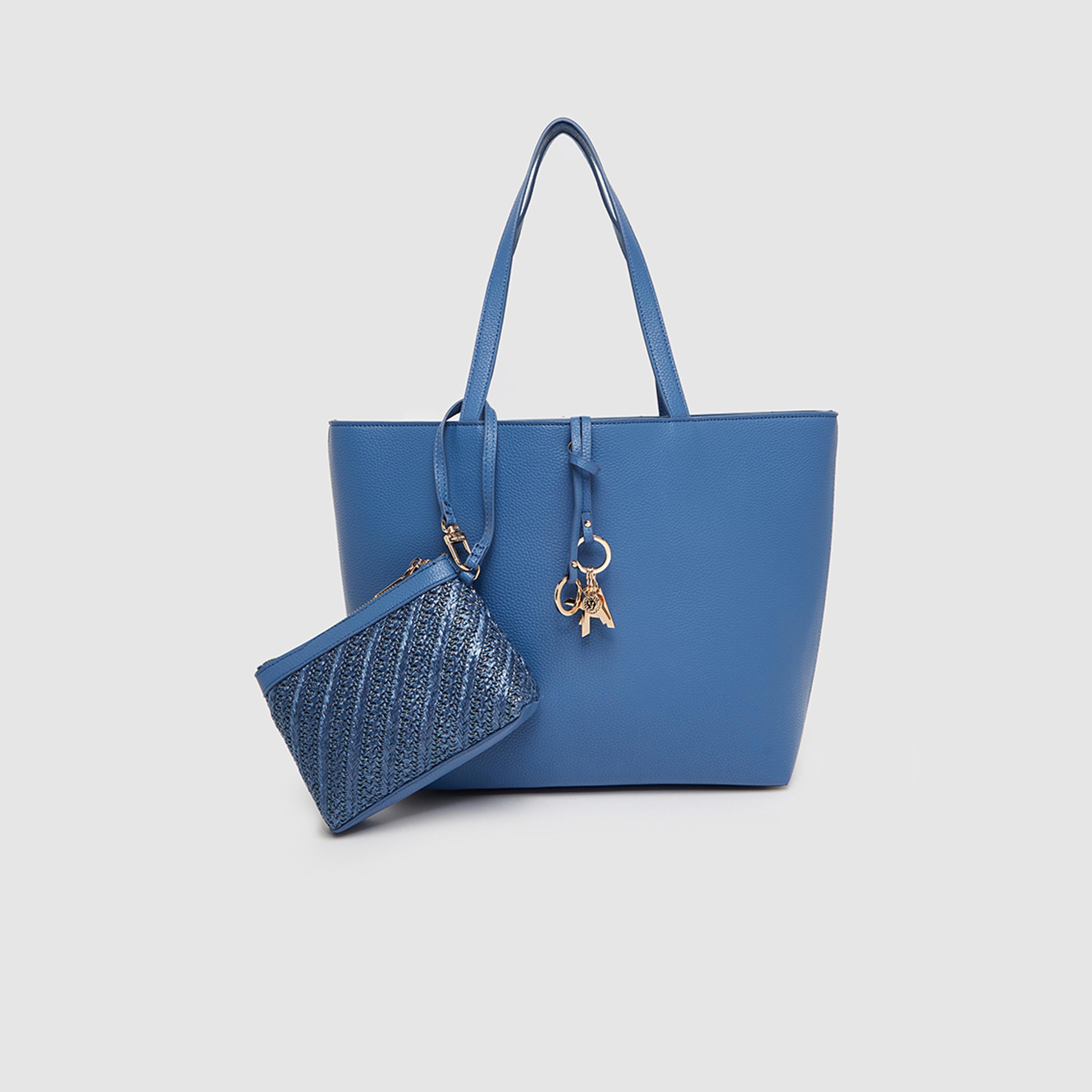Anne Klein Textured Double Handle Tote Bag with Open Top | 31.75 X 10.8 X 29.53 CM-women-bagsandwallets-handbags-image-6