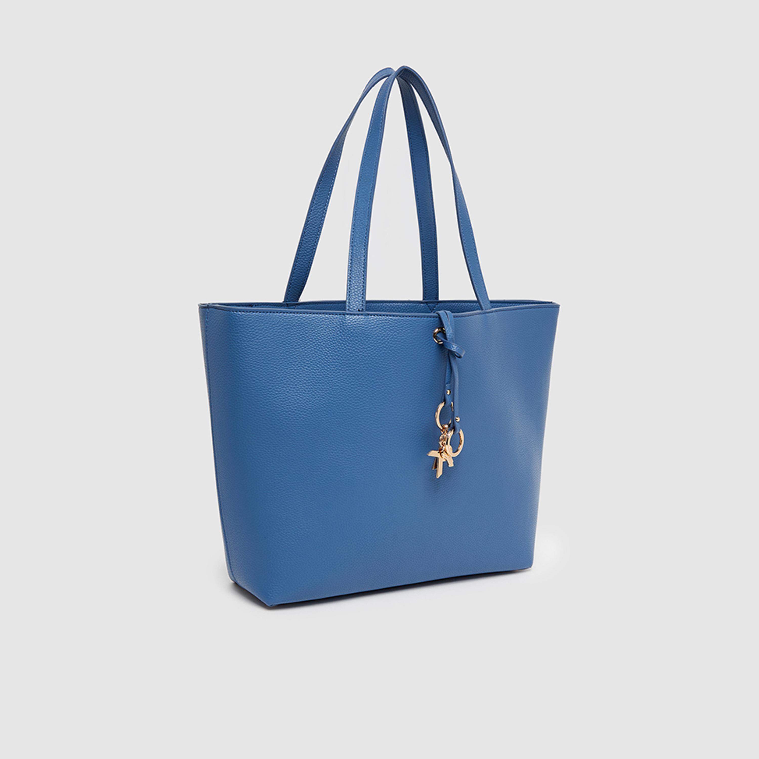 Anne Klein Textured Double Handle Tote Bag with Open Top | 31.75 X 10.8 X 29.53 CM-women-bagsandwallets-handbags-image-7