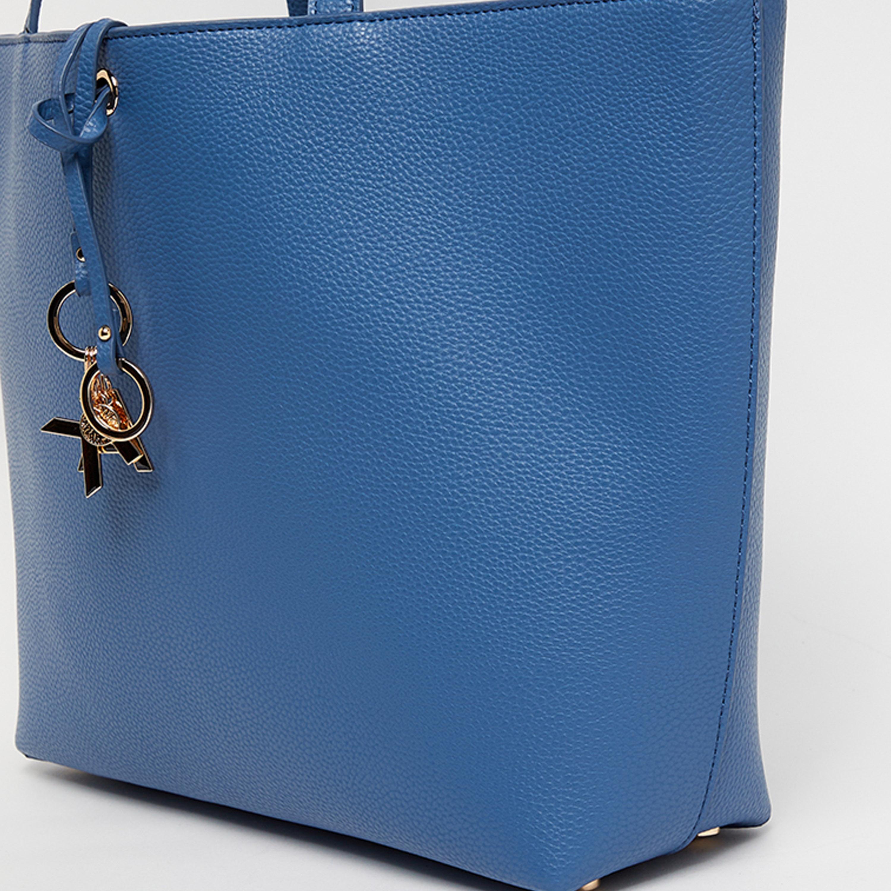 Anne Klein Textured Double Handle Tote Bag with Open Top | 31.75 X 10.8 X 29.53 CM-women-bagsandwallets-handbags-image-10