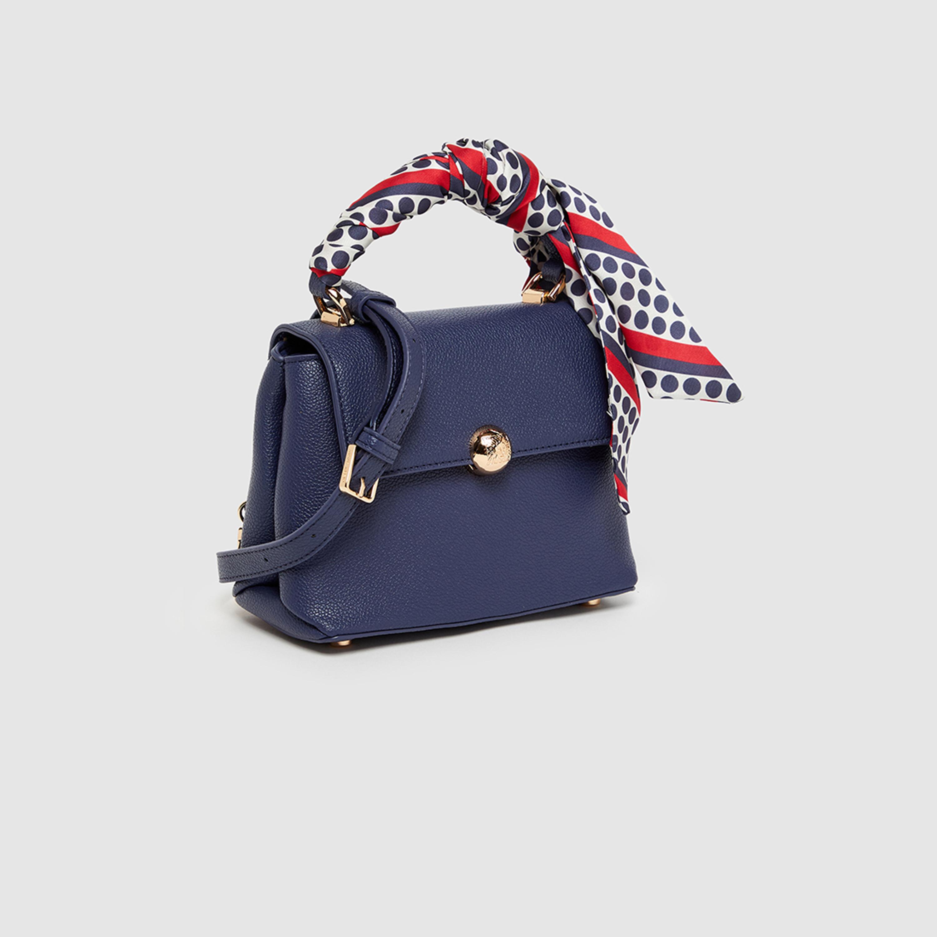 آن كلين - شنطة يد بمقبض علوي مزخرف وغطاء حزام قابل للتعديل | 18.72 × 8.64 × 14.22 سم-women-bagsandwallets-handbags-image-2