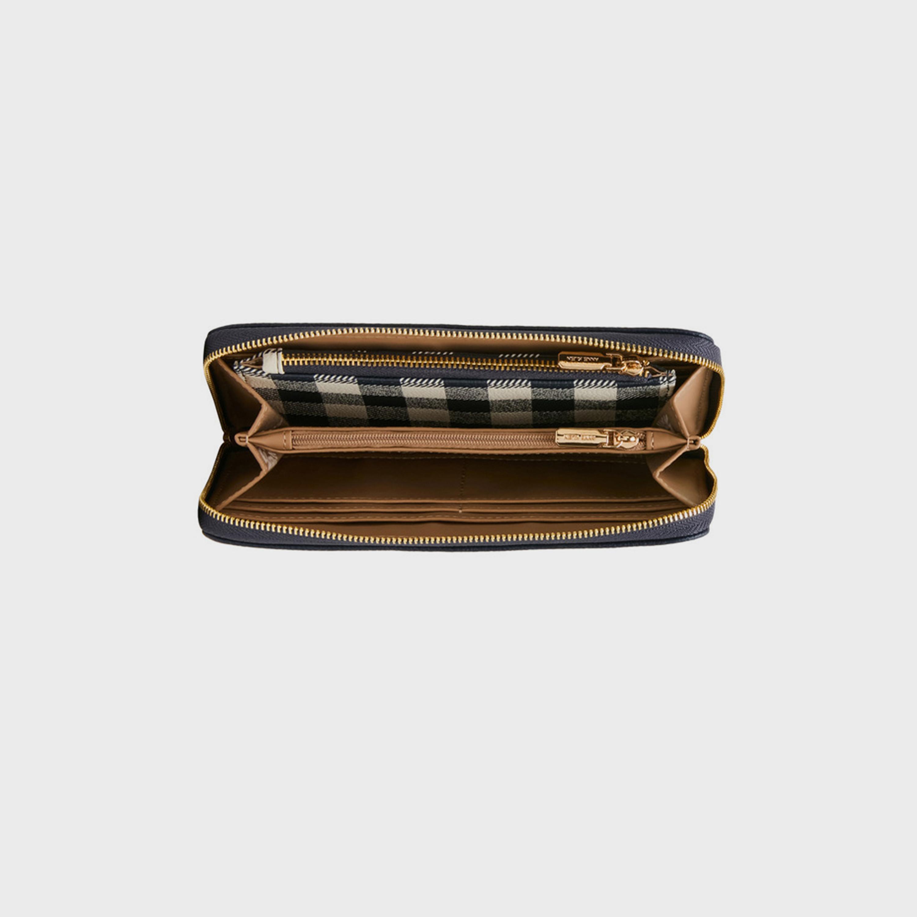 آن كلين - محفظة مزخرفة بسحاب | 19.56 × 5.58 × 10.16 سم-women-bagsandwallets-wallets-image-6