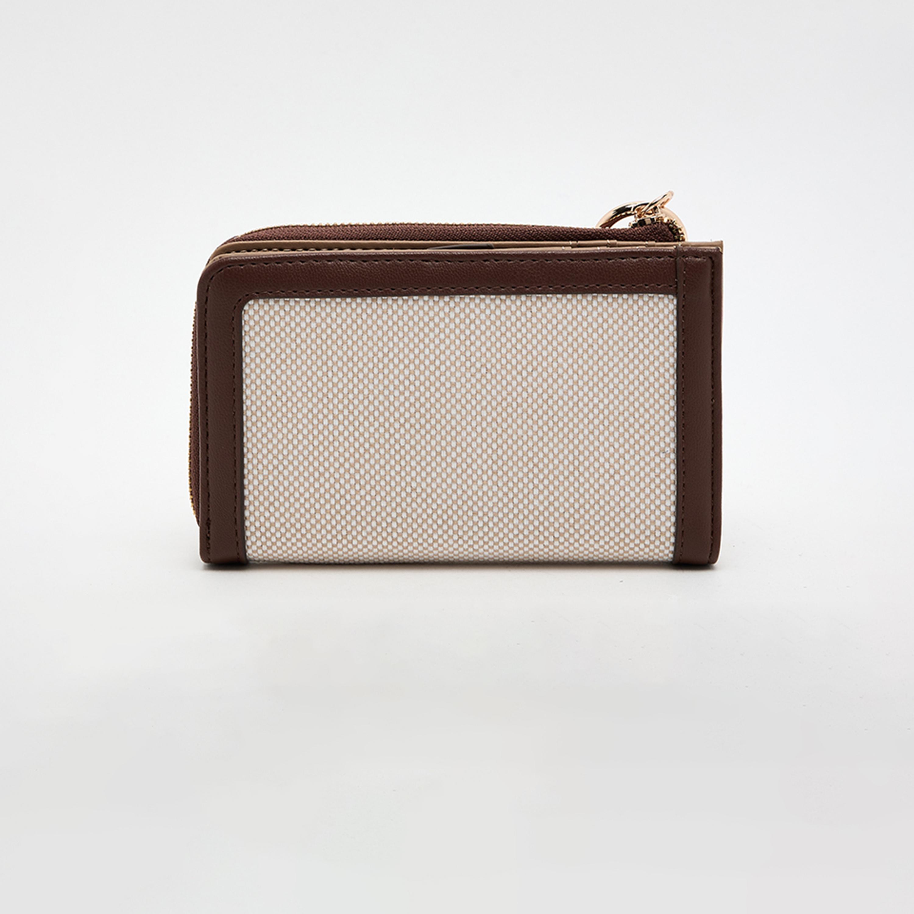 آن كلين - محفظة مزخرفة بسحاب | 14.22 × 8.89 سم-women-bagsandwallets-wallets-image-3