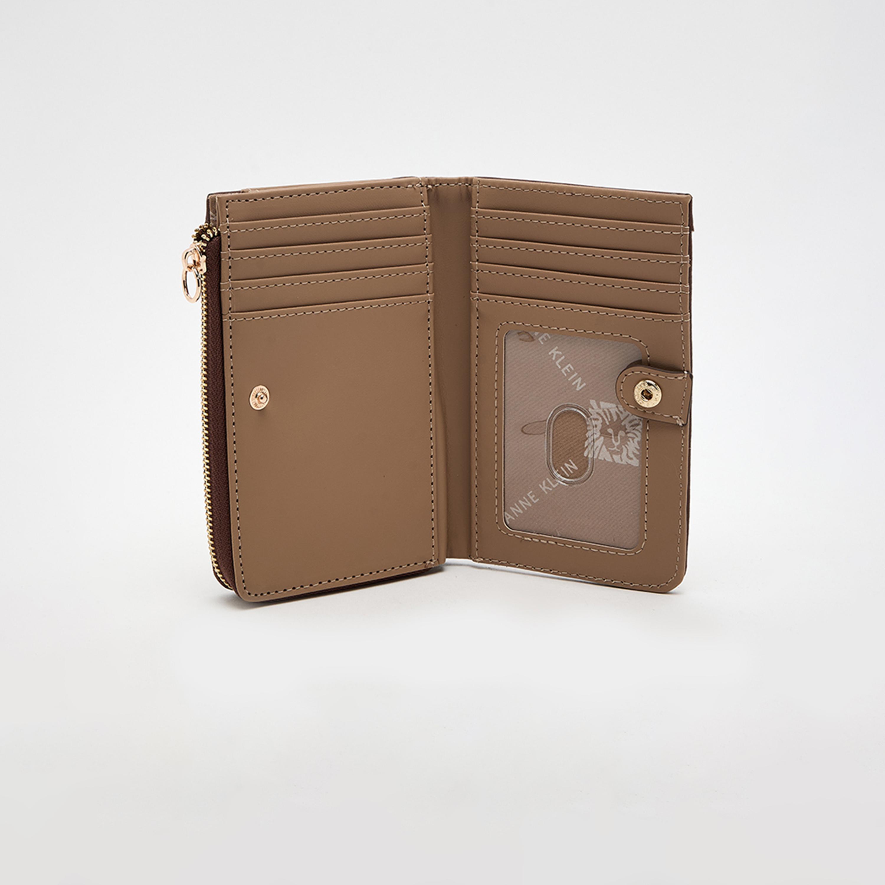 آن كلين - محفظة مزخرفة بسحاب | 14.22 × 8.89 سم-women-bagsandwallets-wallets-image-5