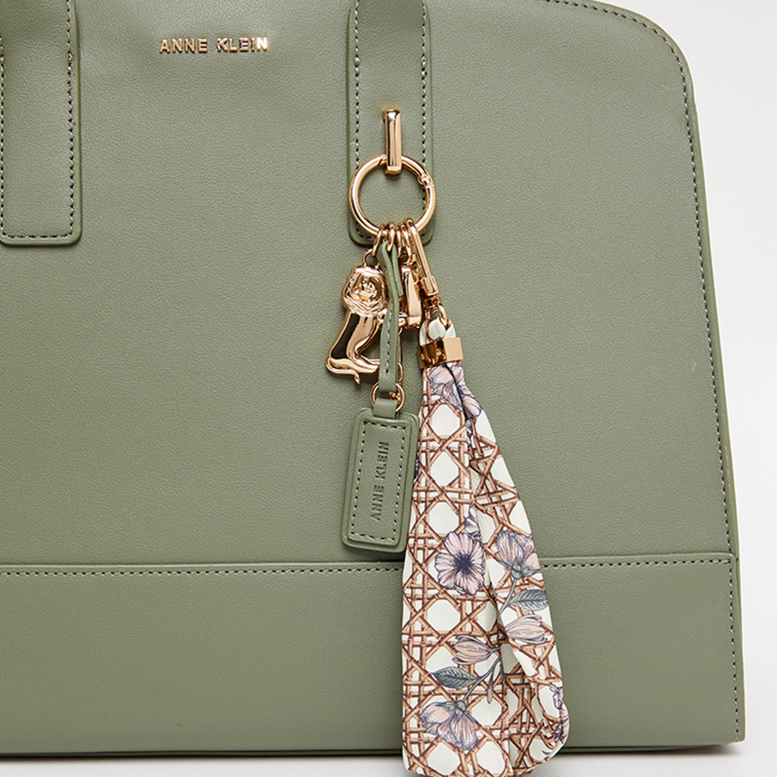 آن كلين - شنطة كتف سادة بمقبضين وسحاب حزام قابل للفصل | 41.15 × 13.97 × 29.97 سم-women-bagsandwallets-handbags-image-4