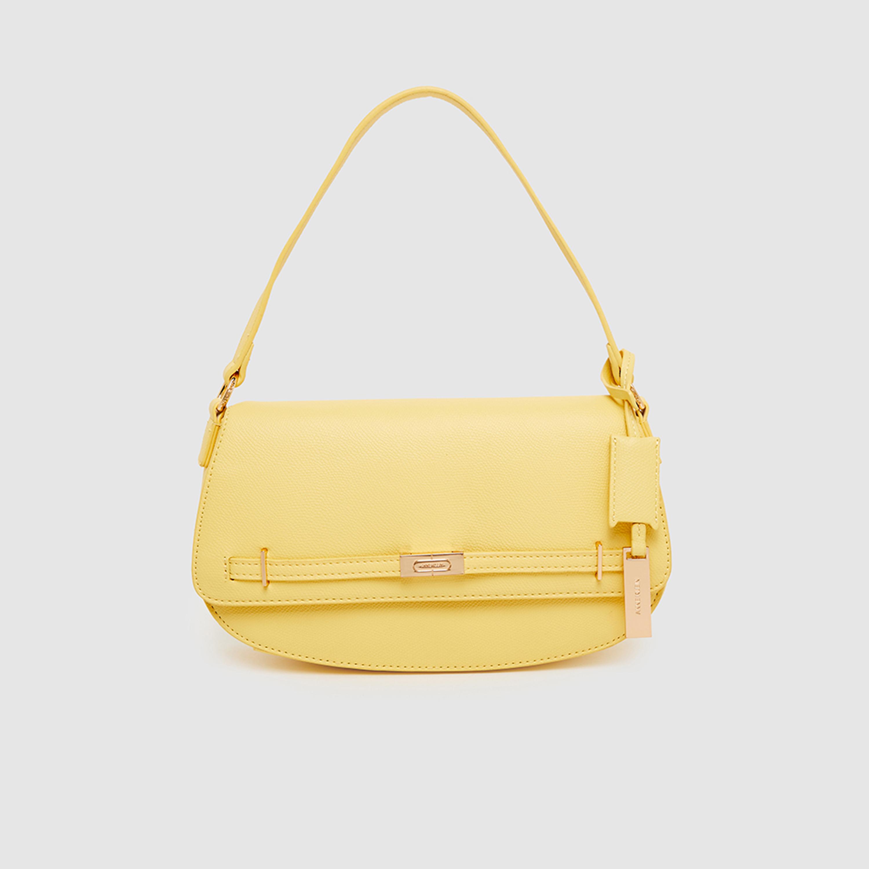 آن كلين - شنطة كتف بمقبض علوي مزخرف وغطاء حزام قابل للفصل | 27.43 × 5.76 × 13.23 سم-women-bagsandwallets-handbags-image-1