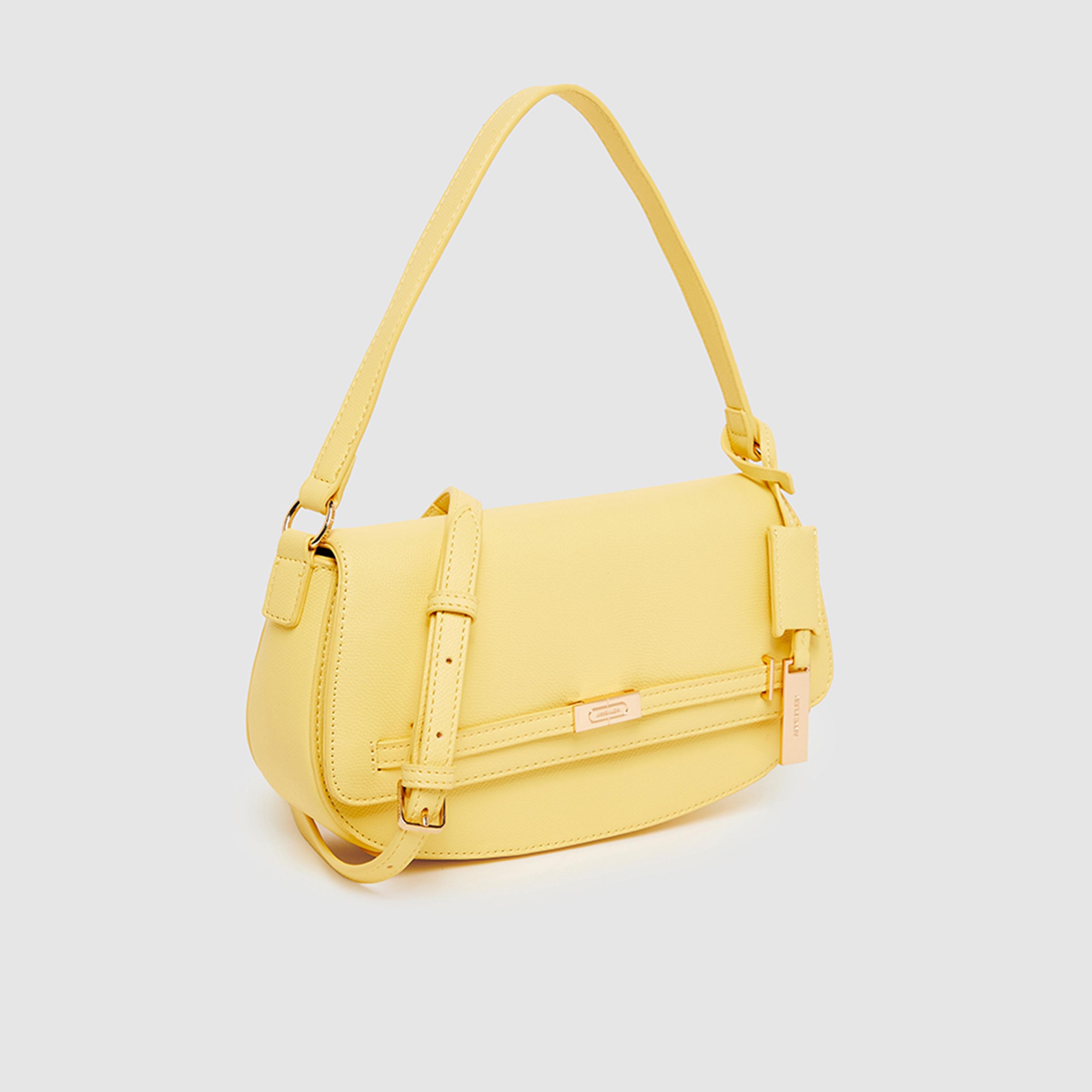 آن كلين - شنطة كتف بمقبض علوي مزخرف وغطاء حزام قابل للفصل | 27.43 × 5.76 × 13.23 سم-women-bagsandwallets-handbags-image-2