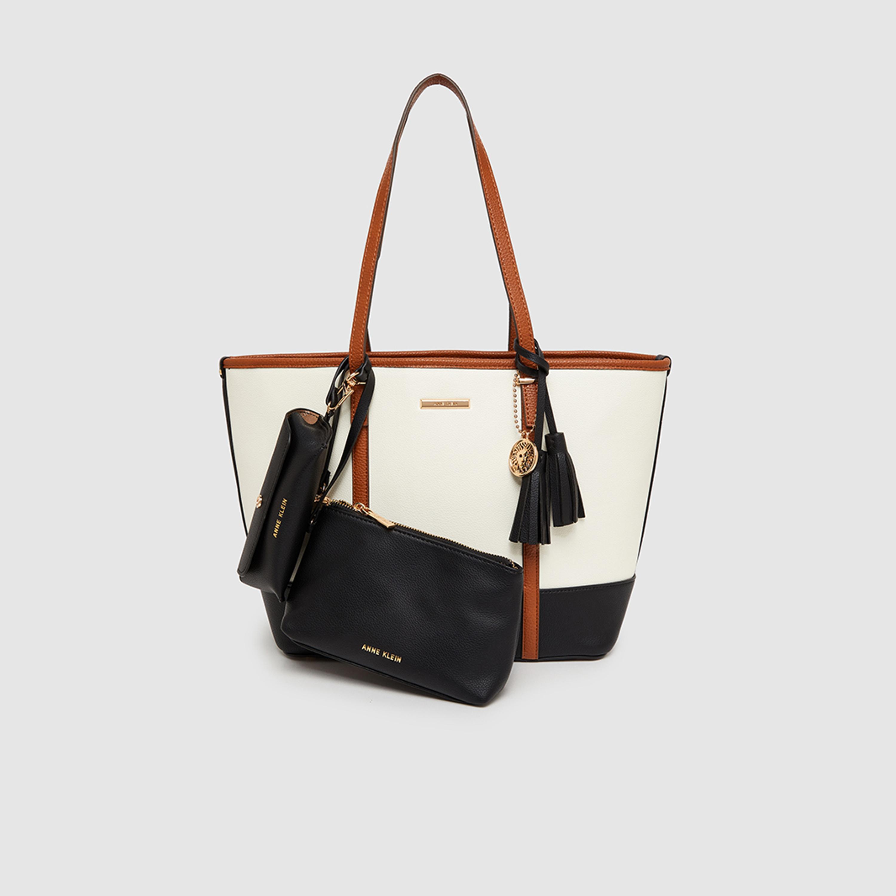 Anne Klein Color Block Double Handle Tote Bag with Magnetic Closure | 31 X 14 X 28 CM-women-bagsandwallets-handbags-image-6