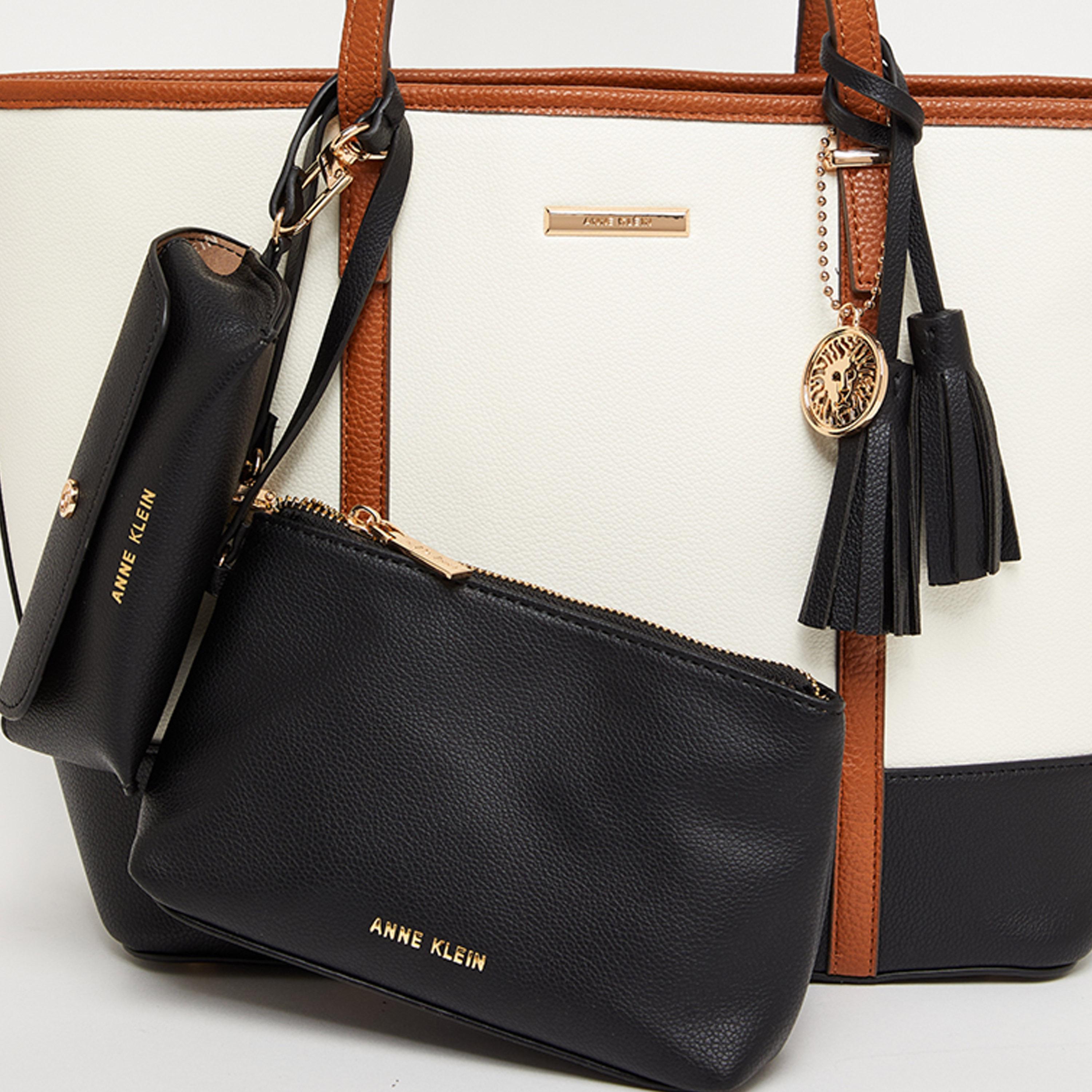 Anne Klein Color Block Double Handle Tote Bag with Magnetic Closure | 31 X 14 X 28 CM-women-bagsandwallets-handbags-image-9