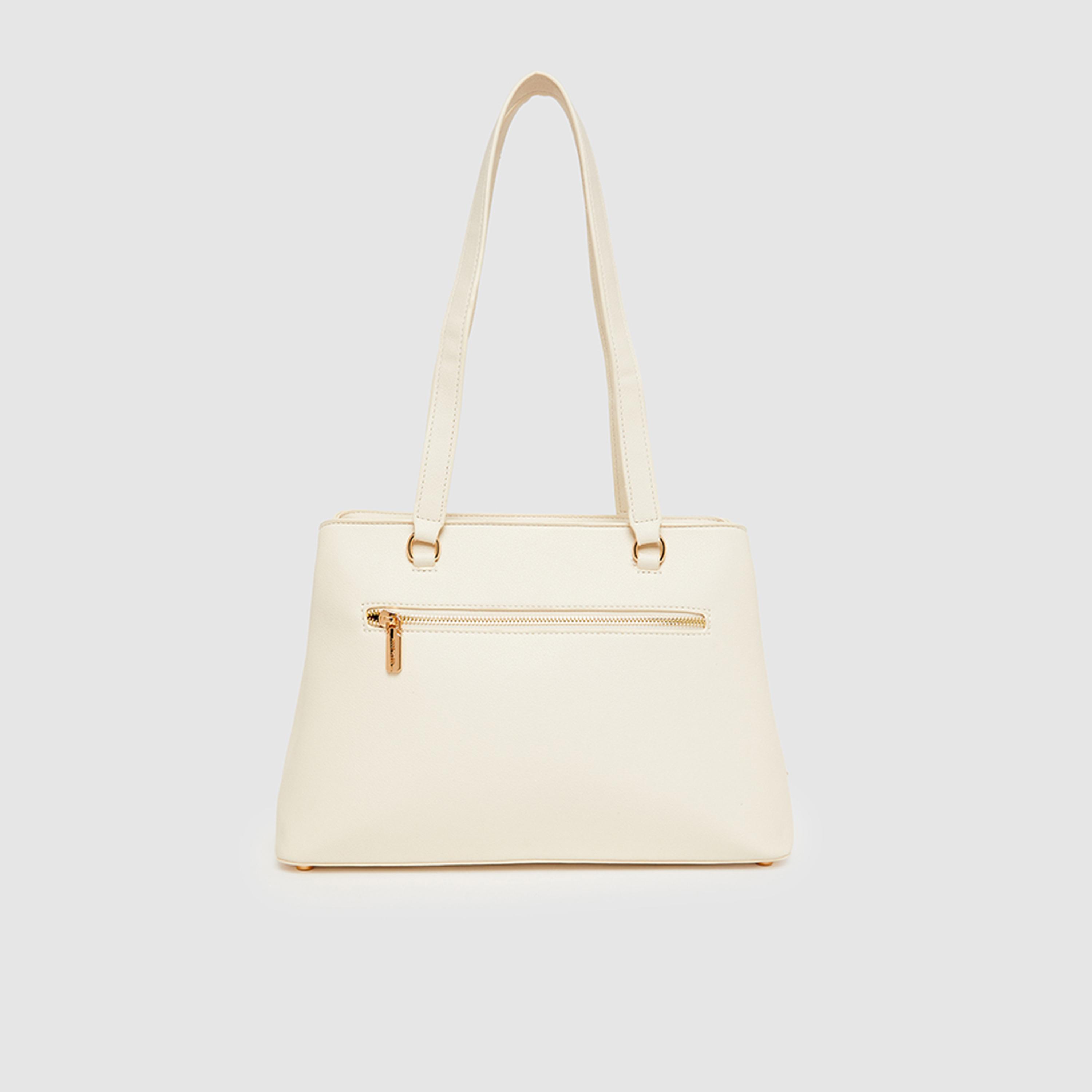 آن كلين - شنطة يد مزينة بمقبضين وسحاب | 34.3 × 12.06 × 22.86 سم-women-bagsandwallets-handbags-image-3