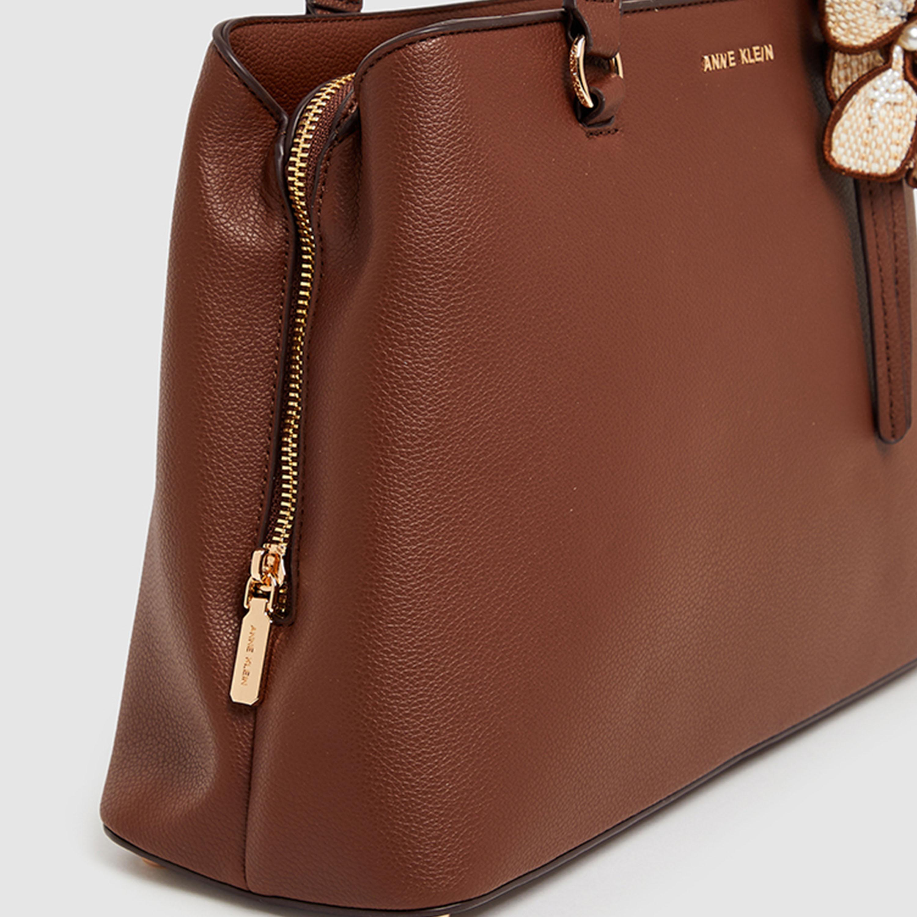 آن كلين - شنطة يد مزينة بمقبضين وسحاب | 34.3 × 12.06 × 22.86 سم-women-bagsandwallets-handbags-image-9