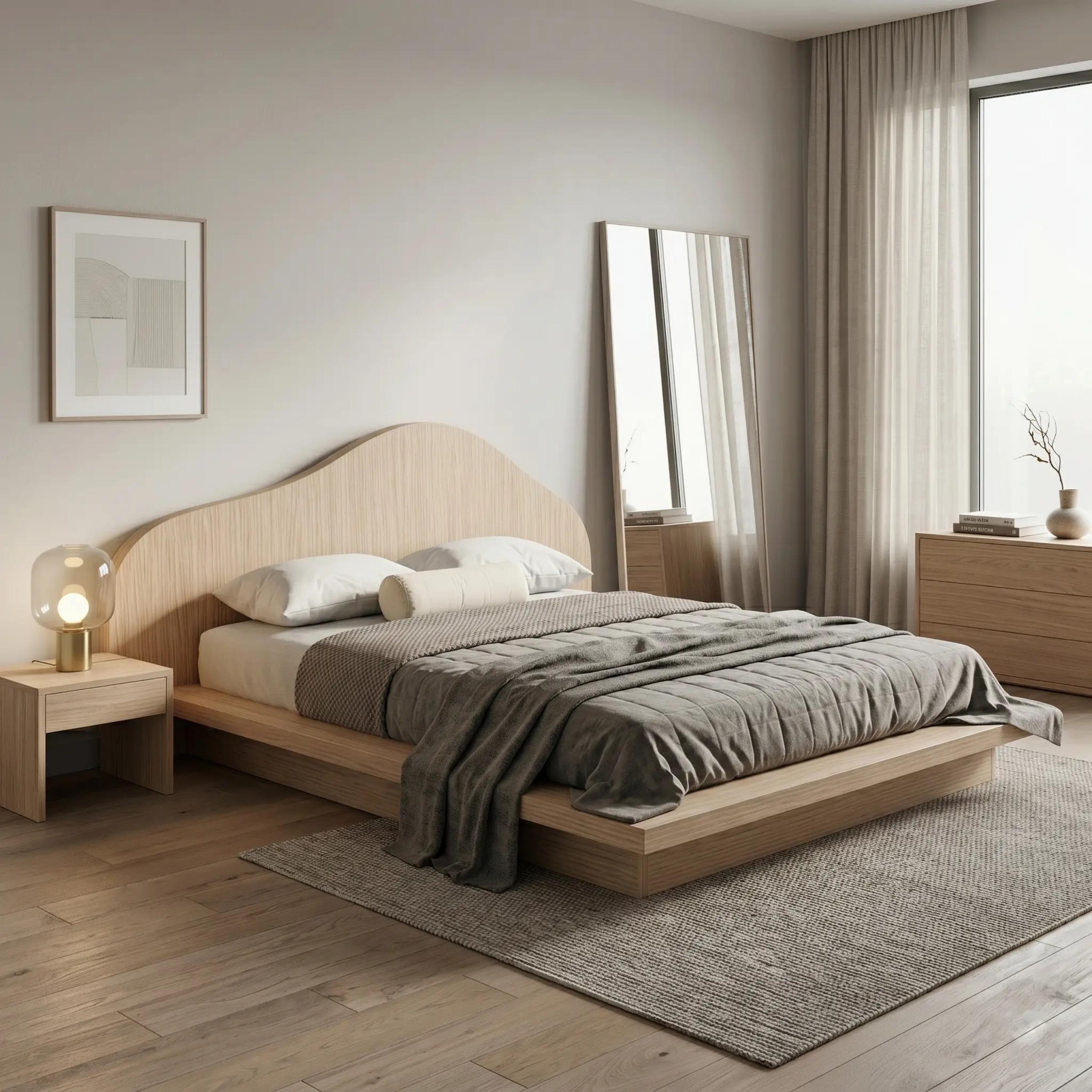 Lamac Alto Slope Queen Bed - 160x200 cm