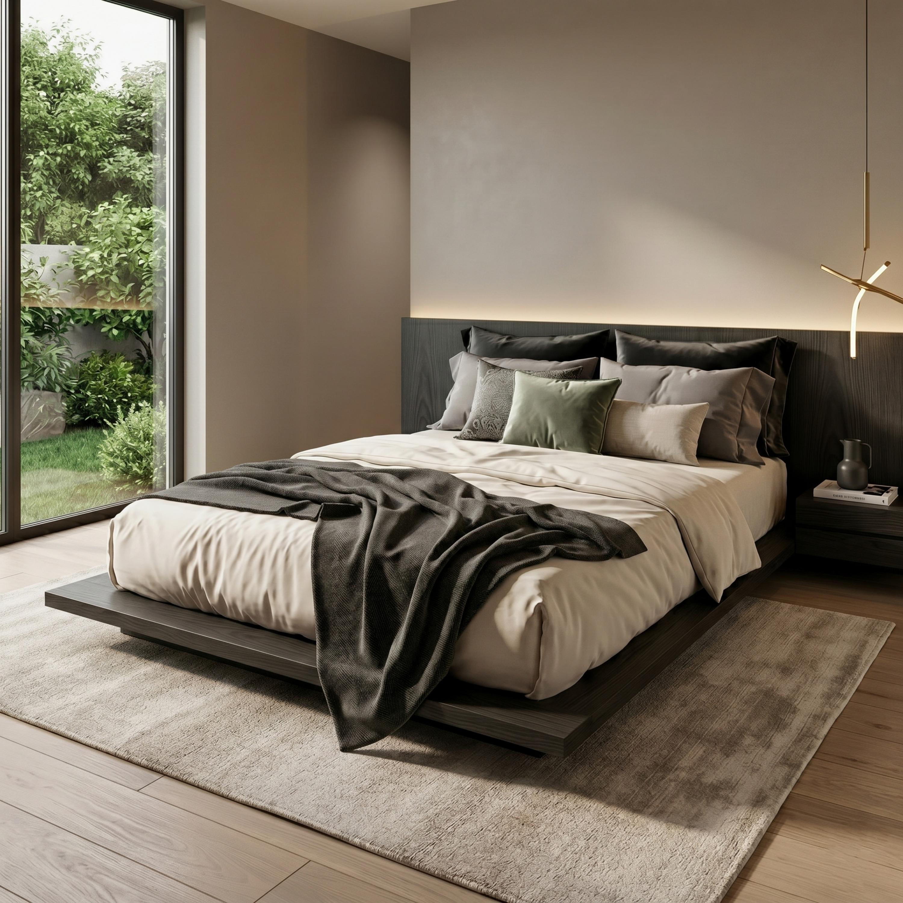 Lamac Linea Platform 3-Piece Queen Bedroom Set - 160x200 cm