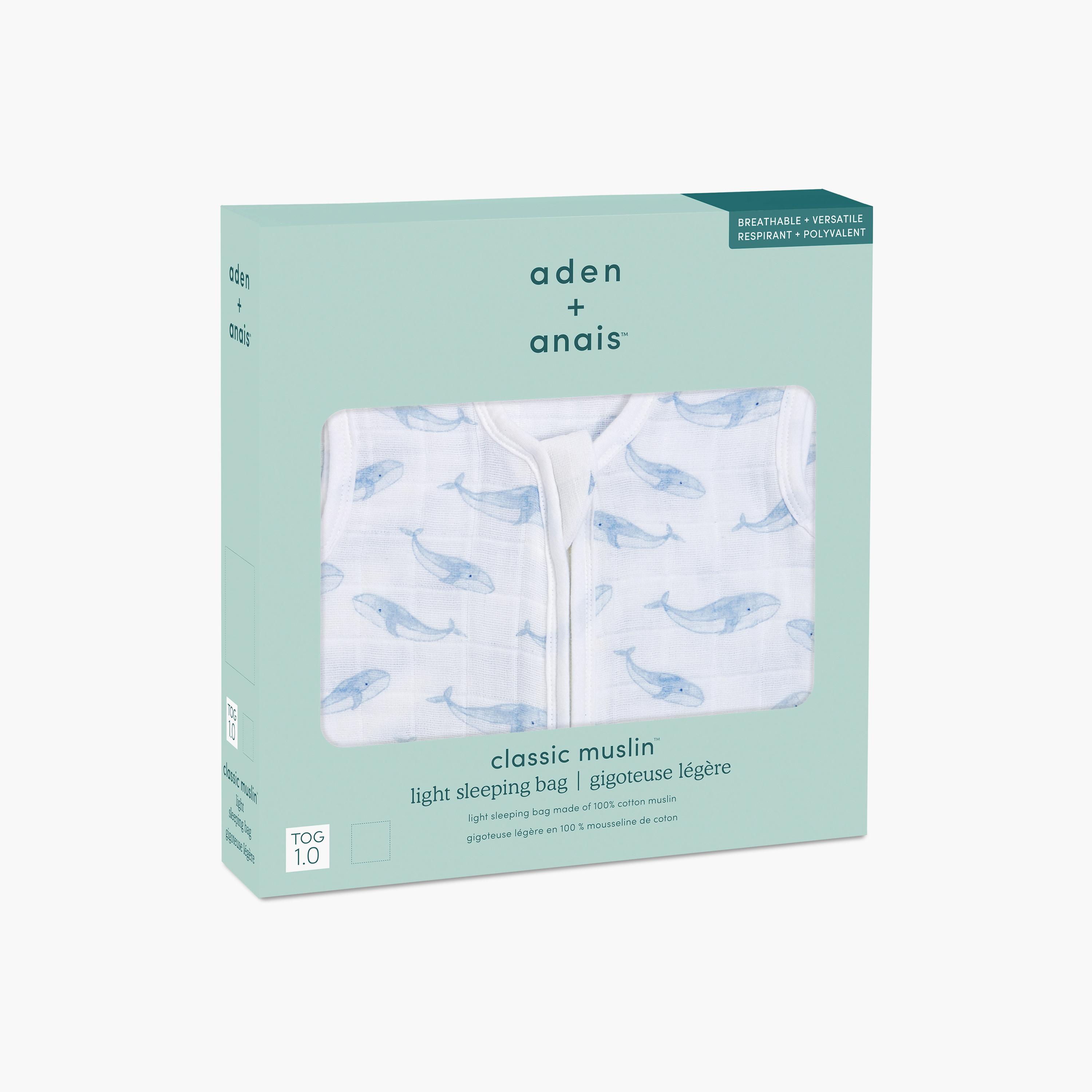 Aden + Anais Breathable Muslin Light Sleeping Bag-baby-nursery-blanketsandswaddles-swaddlesandsleepingbags-image-3