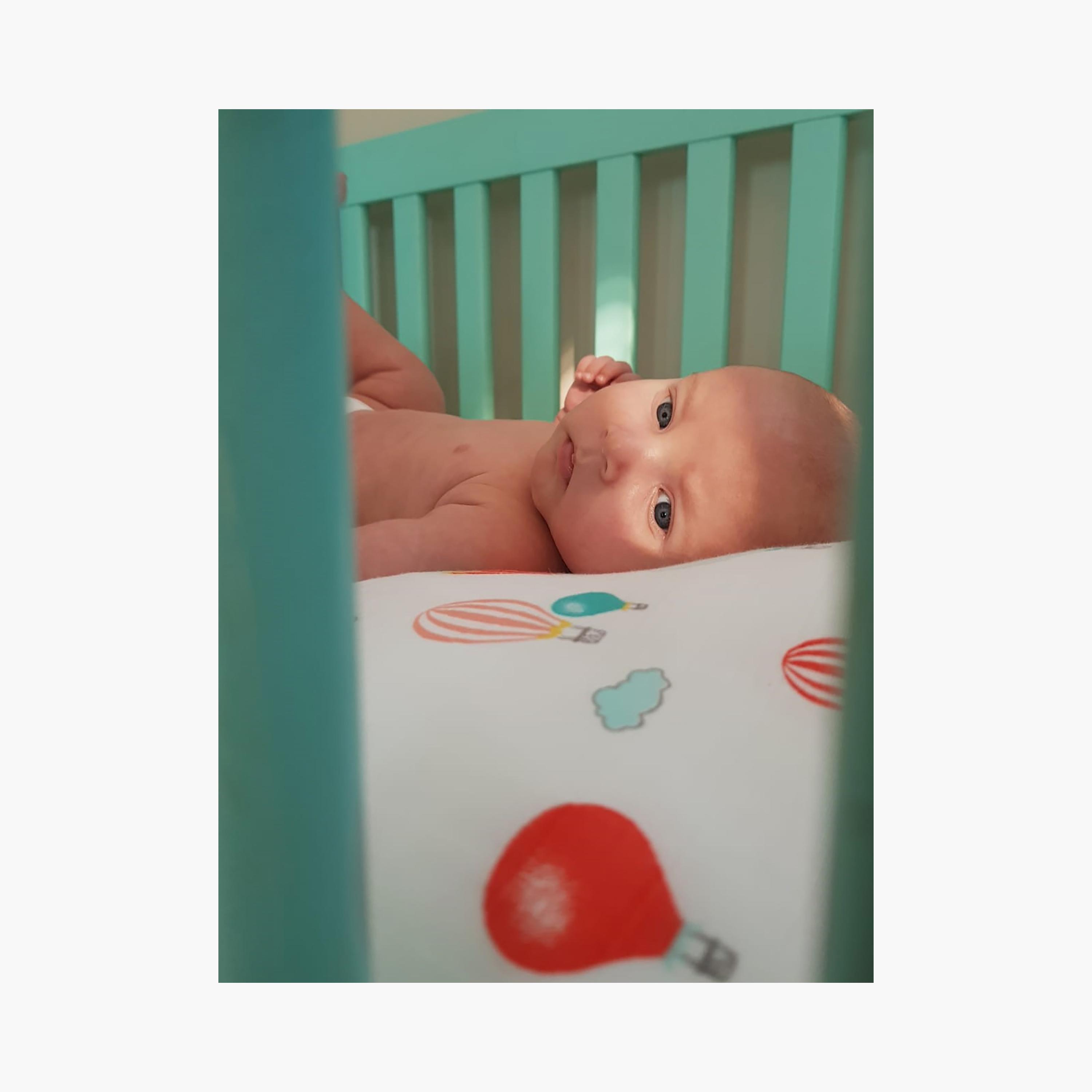 Anvi Baby Organic Bamboo Muslin Fitted Crib Sheet-baby-nursery-babybedding-image-3