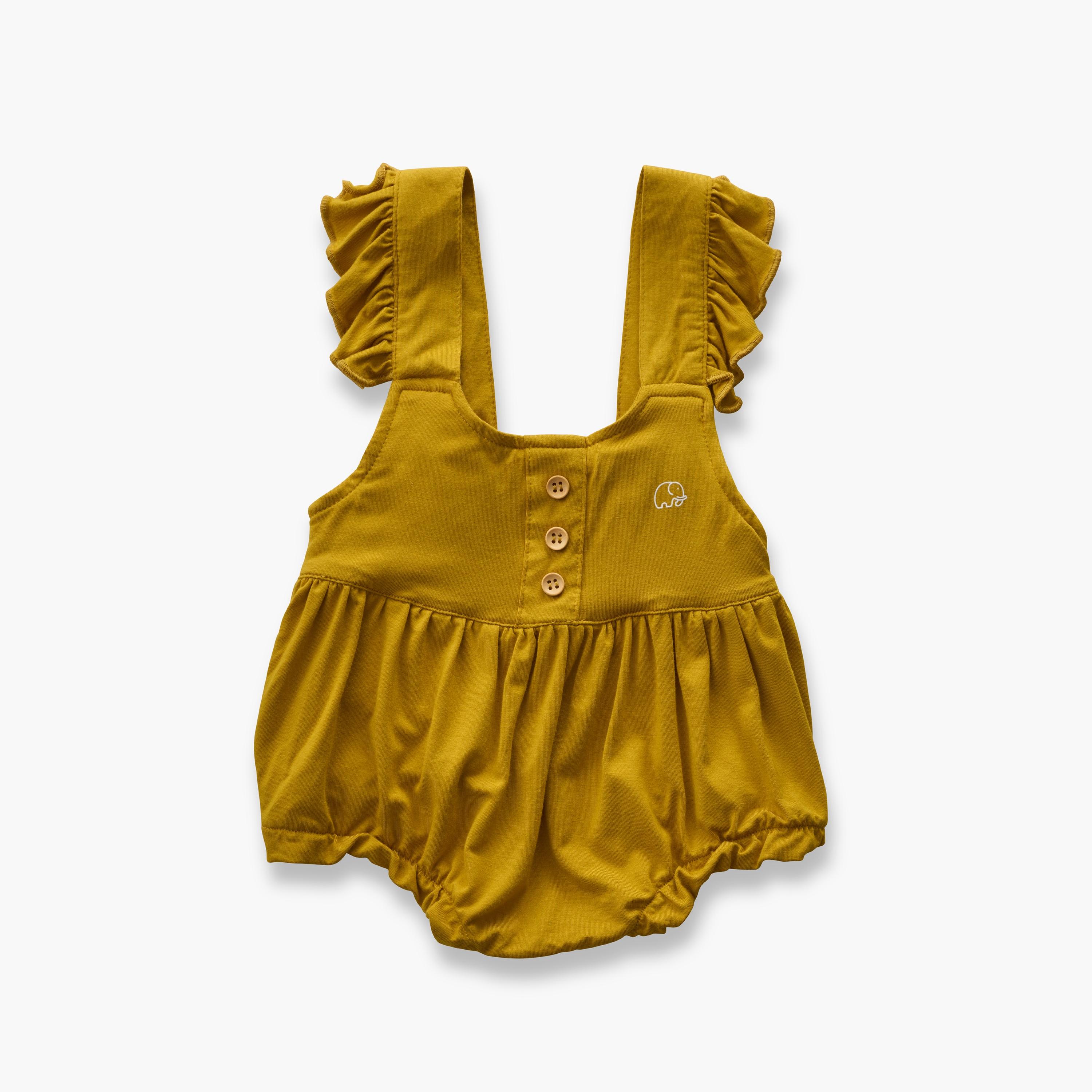 رومبير بدون أكمام بحمالات مكشكشة من أنفي بيبي-baby-girls-clothing-rompers-image-1
