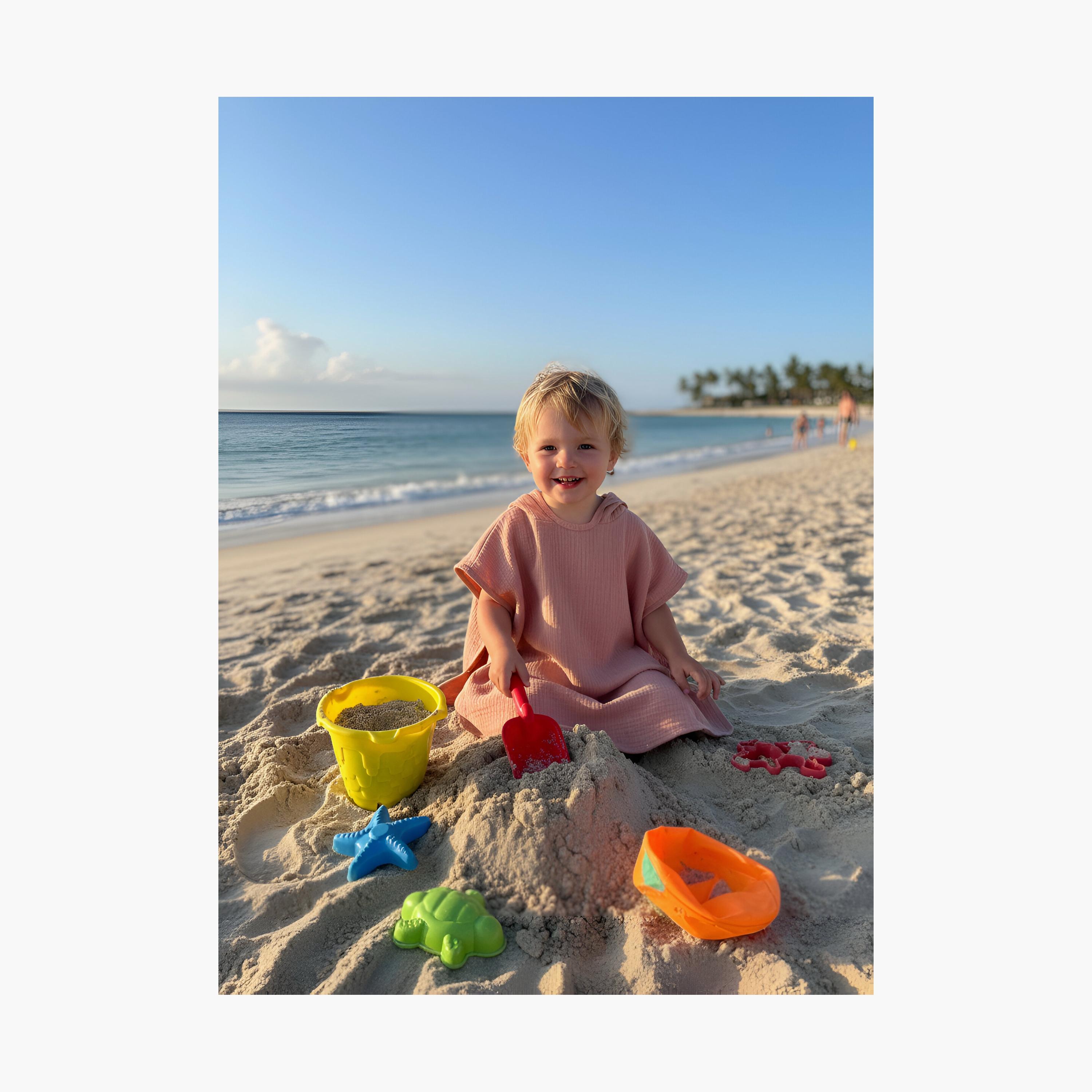 منشفة بونشو (بغطاء رأس) فائقة النعومة من موسلين مكون من 4 طبقات من أنفي بيبي-baby-bathandcare-towels-image-5