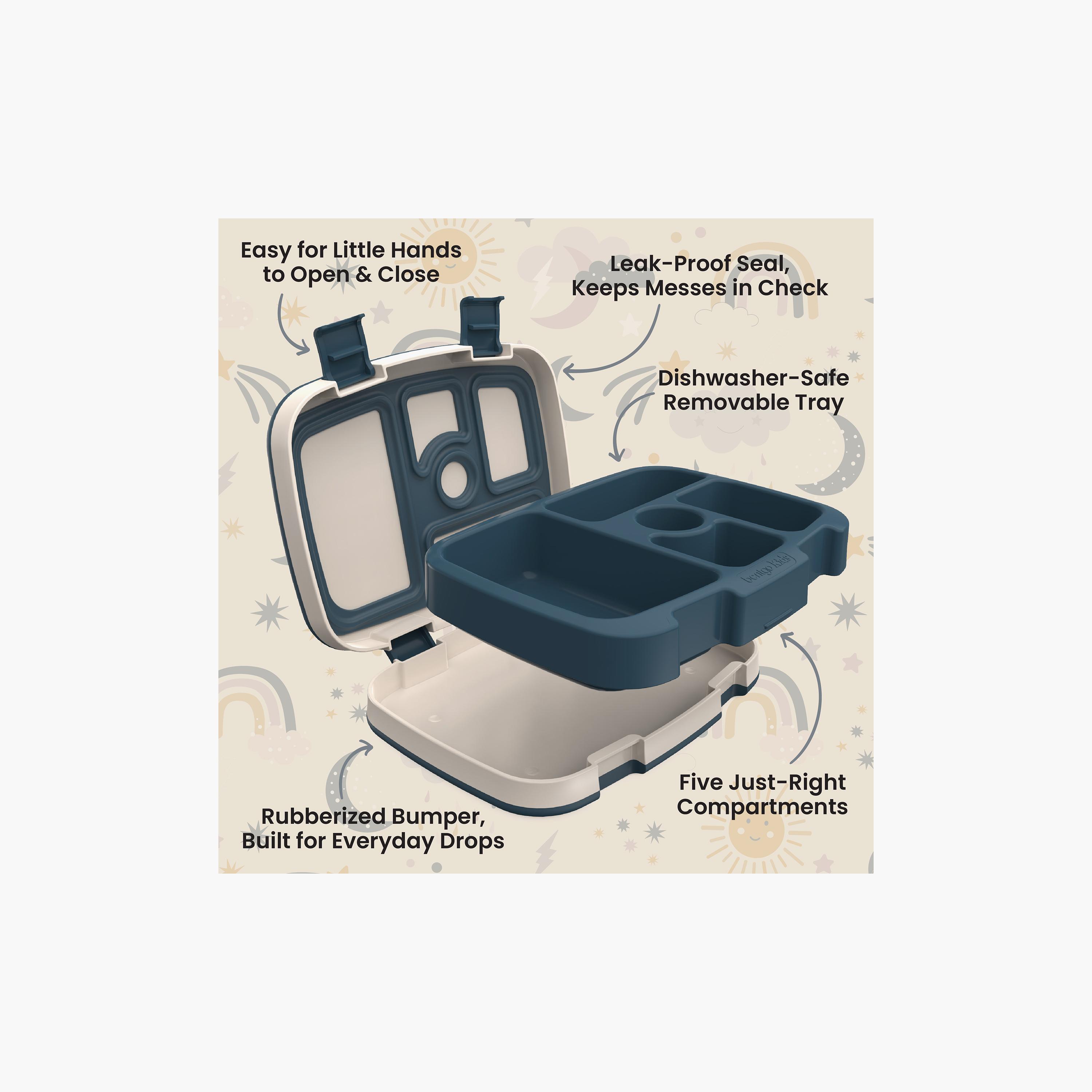 Bentgo 5 Compartment Durable & Leak Proof Lunch Box - Skies-school-lunchessentials-lunchboxes-image-9