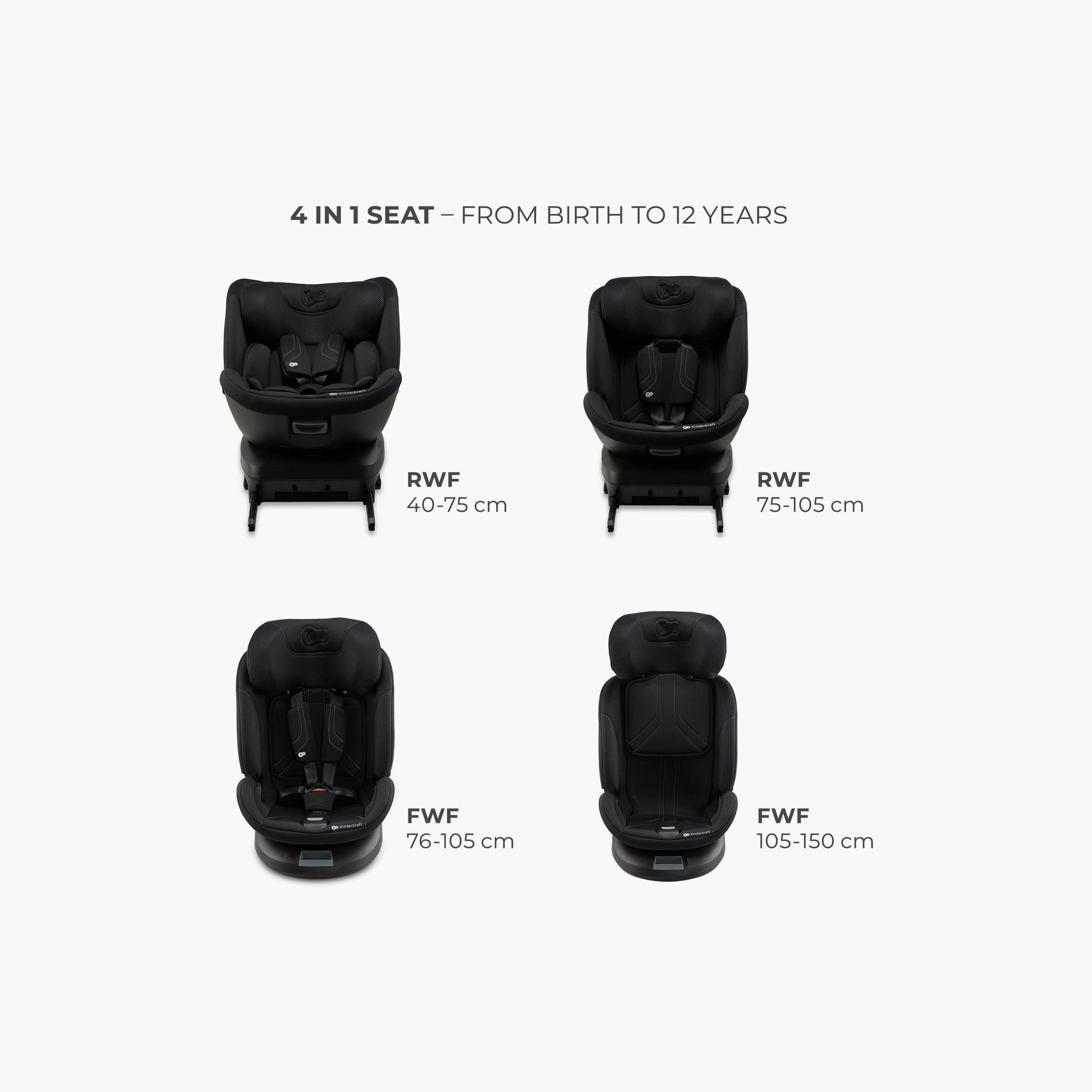 مقعد سيارة للأطفال إكسبيديشن 3 آي-سايز الكل في واحد من كيندر كرافت-baby-gear-carseats-image-5