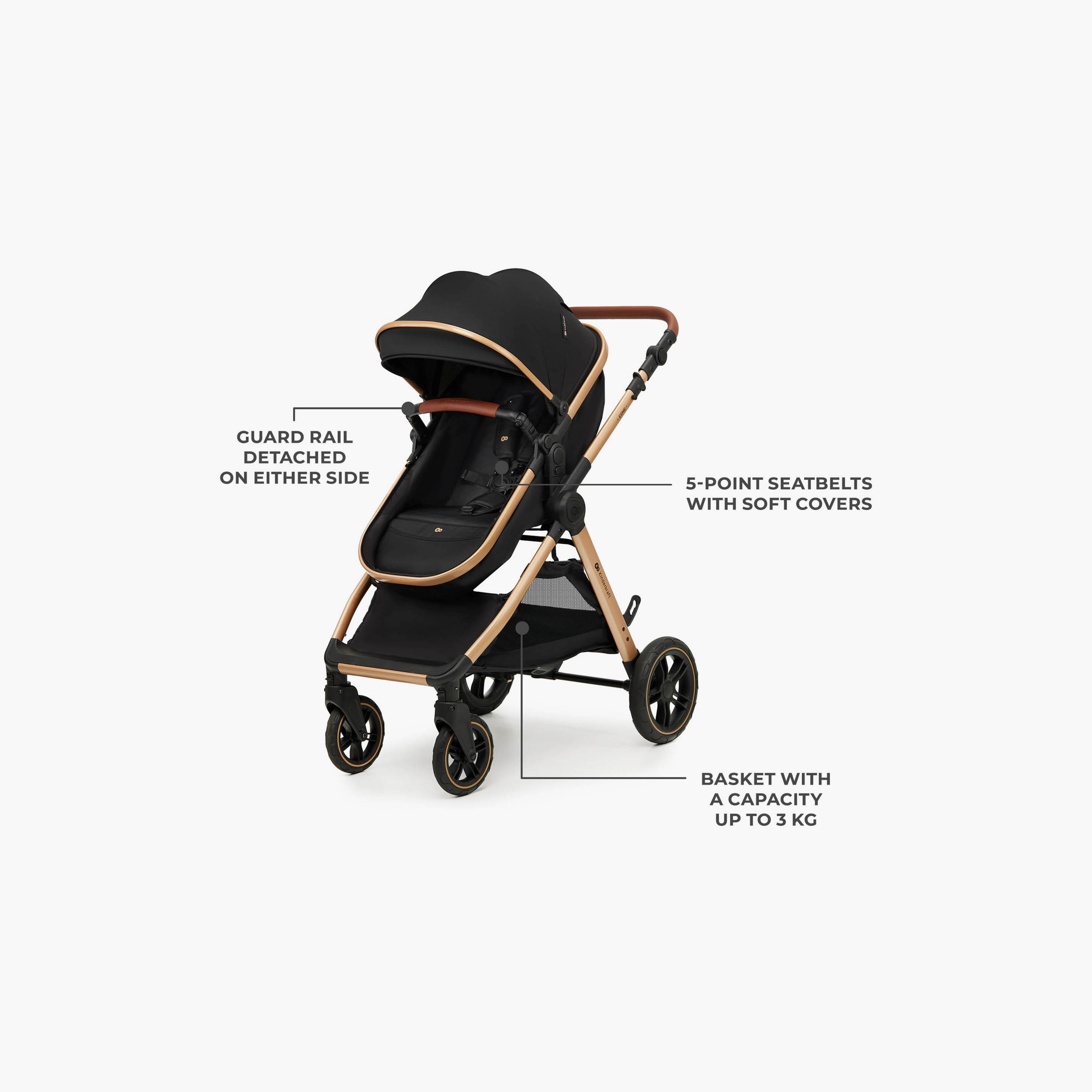 Kinderkraft 3-In-1 Esme Pro Travel System with Accessories-baby-gear-strollersandprams-travelsystems-image-5