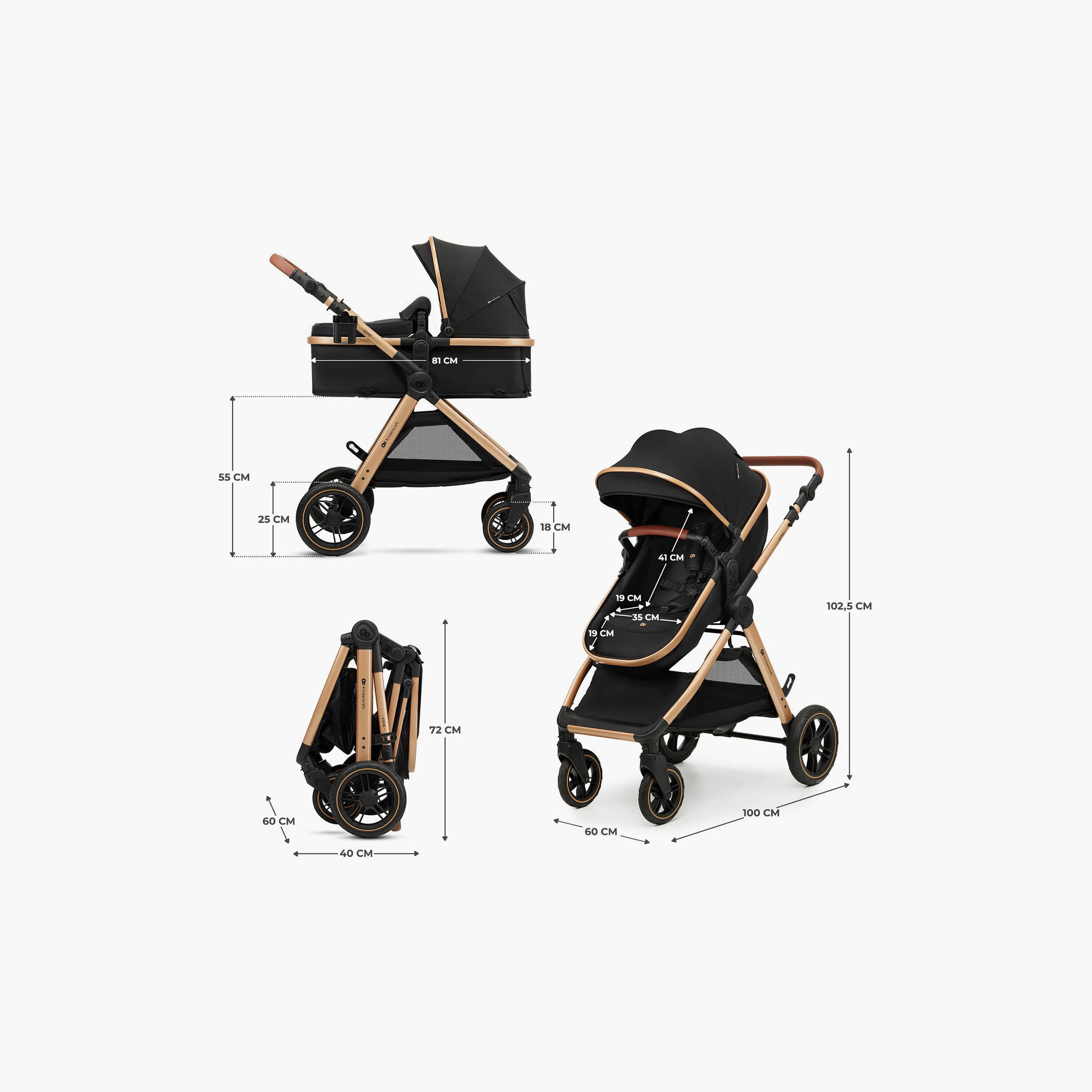 Kinderkraft 3-In-1 Esme Pro Travel System with Accessories-baby-gear-strollersandprams-travelsystems-image-7