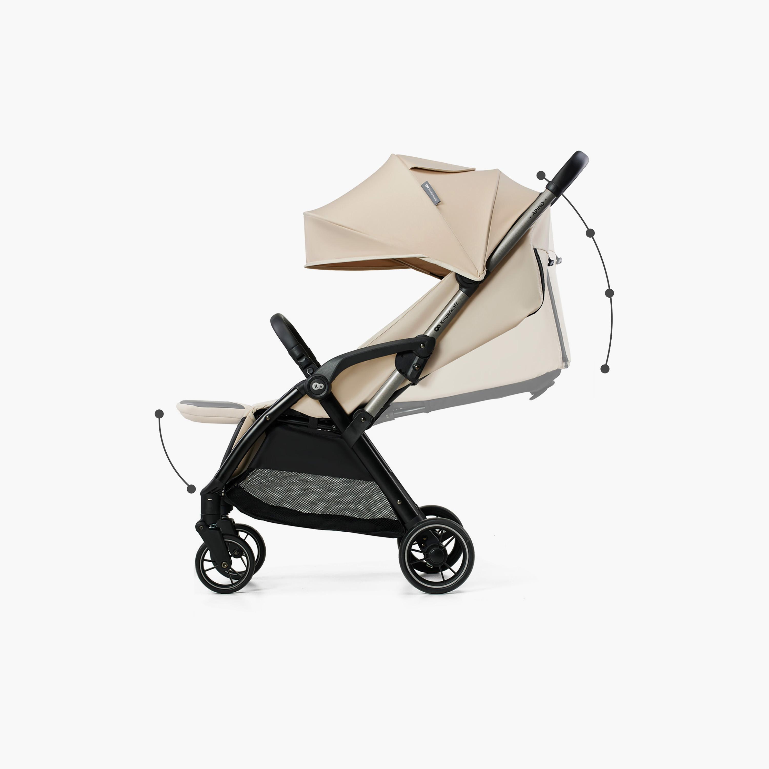 عربة أطفال أبينو مدمجة بخاصية الطي التلقائي ومظلة من كيندر كرافت-baby-gear-strollersandprams-strollers-image-11