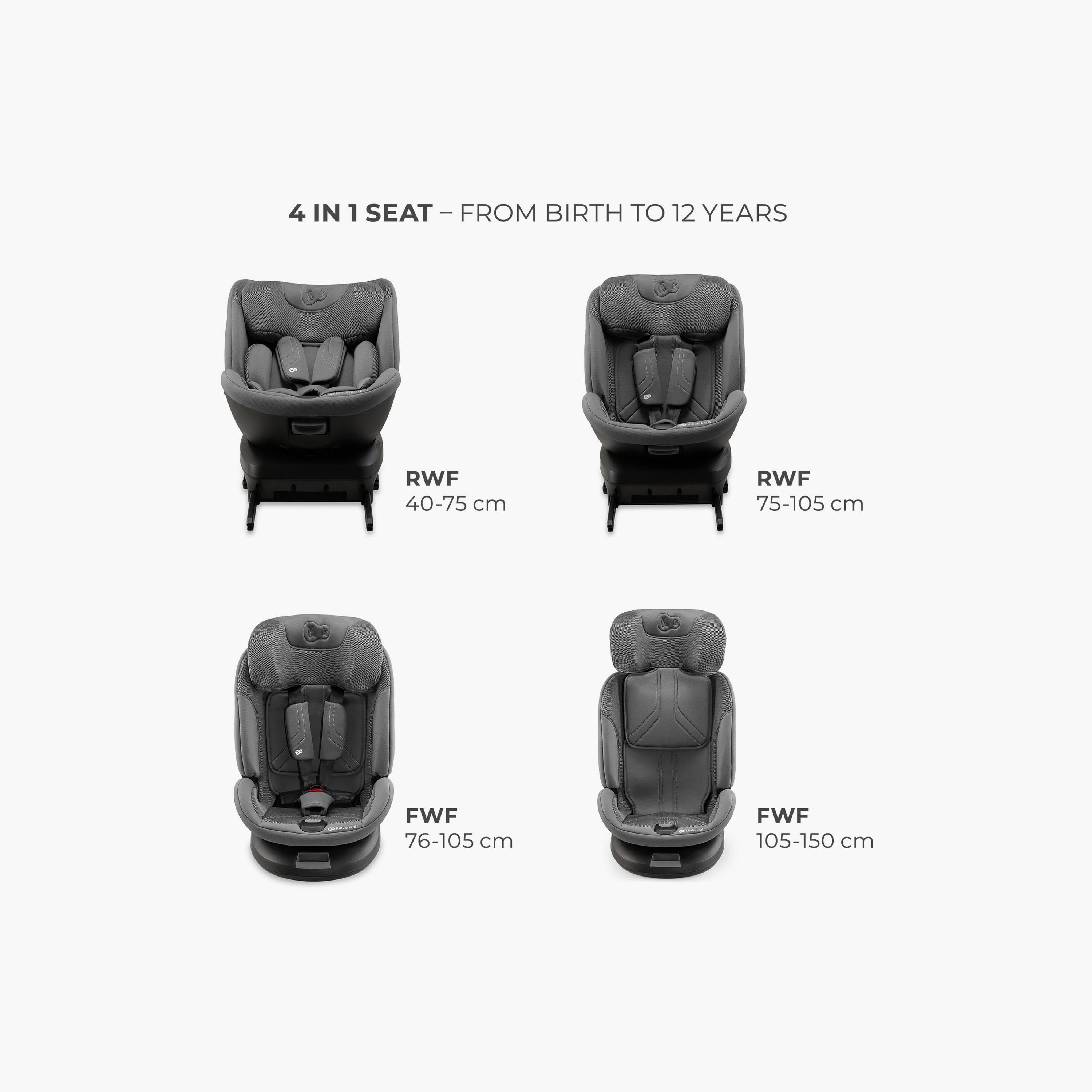 مقعد سيارة للأطفال إكسبيديشن 3 آي-سايز الكل في واحد من كيندر كرافت-baby-gear-carseats-image-16